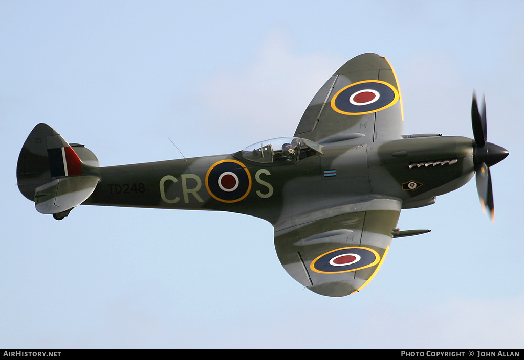 Aircraft Photo of G-OXVI / TD248 | Supermarine 361 Spitfire LF16E | UK - Air Force | AirHistory.net #344878