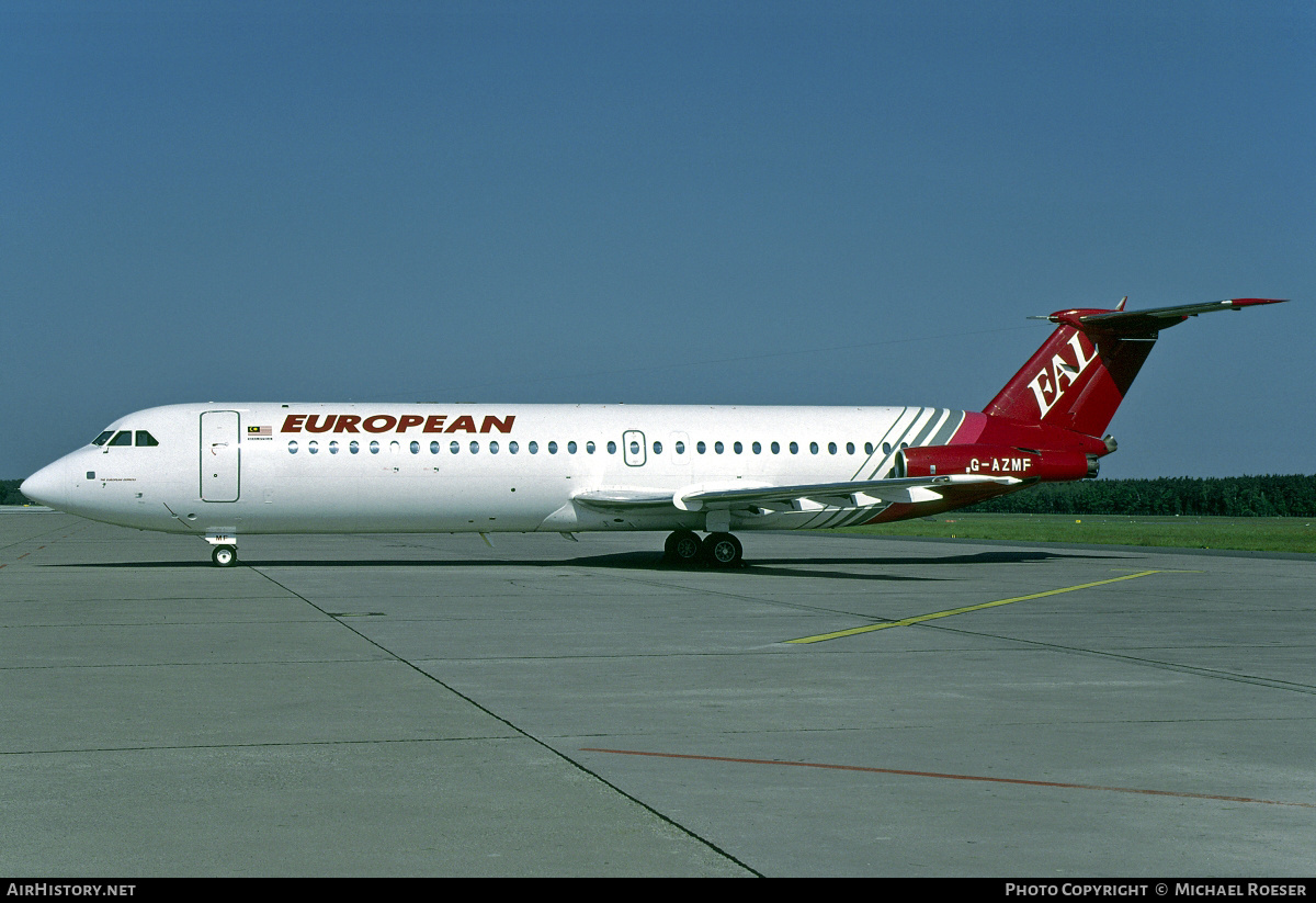 Aircraft Photo of G-AZMF | BAC 111-530FX One-Eleven | European Aircharter - EAL/EAC | AirHistory.net #344879