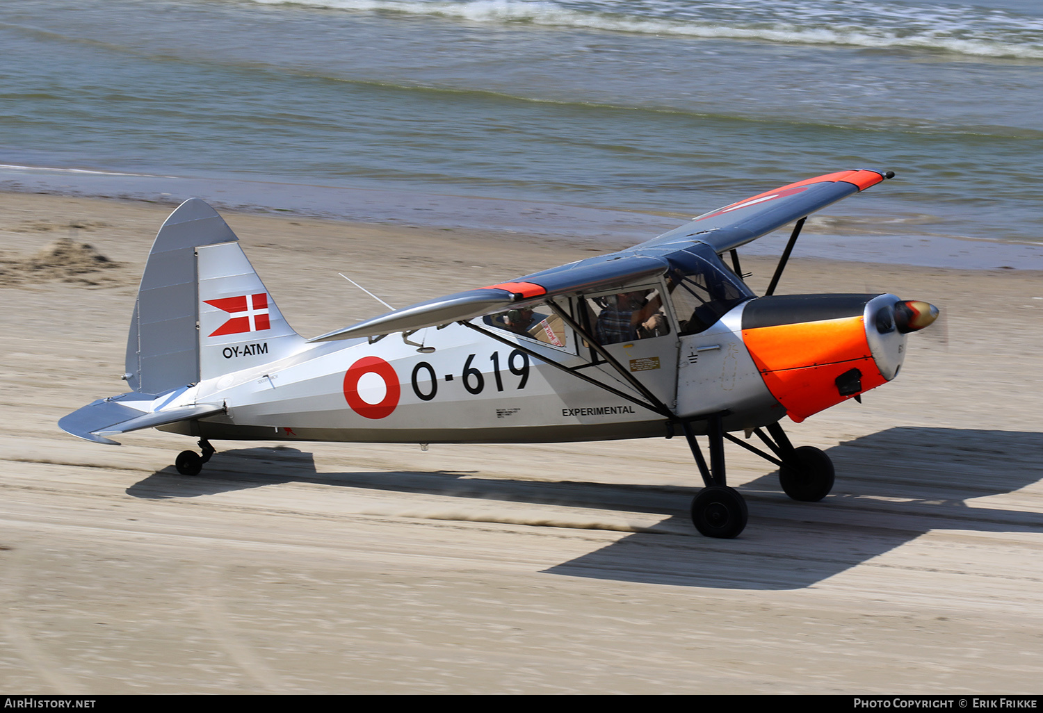 Aircraft Photo of OY-ATM / O-619 | SAI KZ VII U-8 Lærke | Denmark - Air Force | AirHistory.net #344894