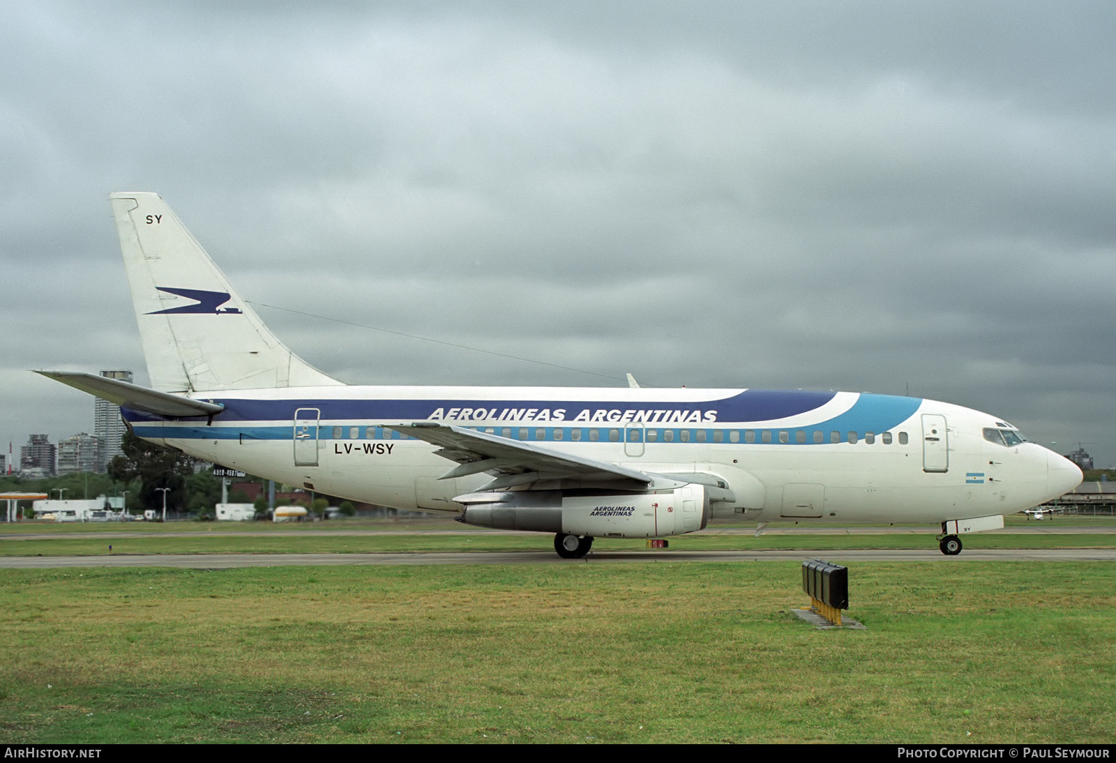 Aircraft Photo of LV-WSY | Boeing 737-281/Adv | Aerolíneas Argentinas | AirHistory.net #344906