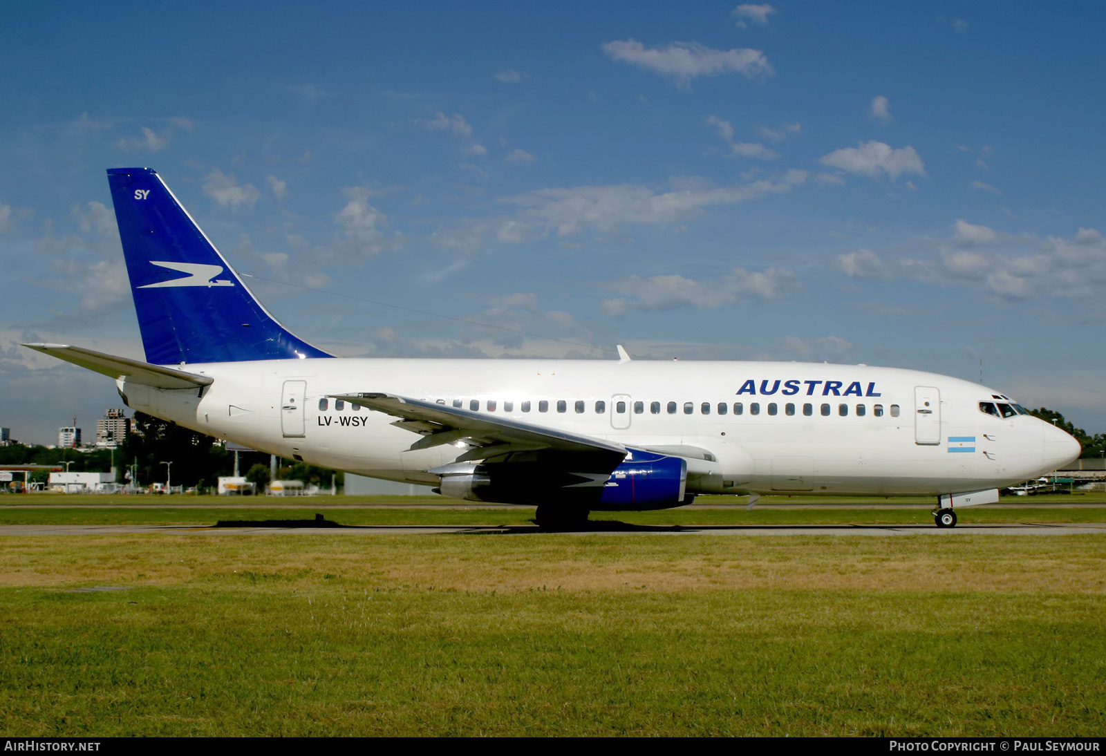 Aircraft Photo of LV-WSY | Boeing 737-281/Adv | Austral Líneas Aéreas | AirHistory.net #344907
