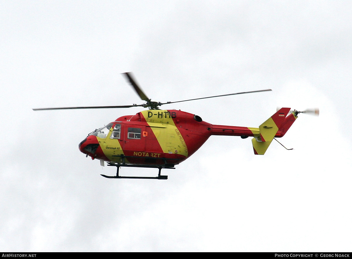 Aircraft Photo of D-HTIB | Eurocopter-Kawasaki BK-117A-3 | Elbe Helicopter | AirHistory.net #344941