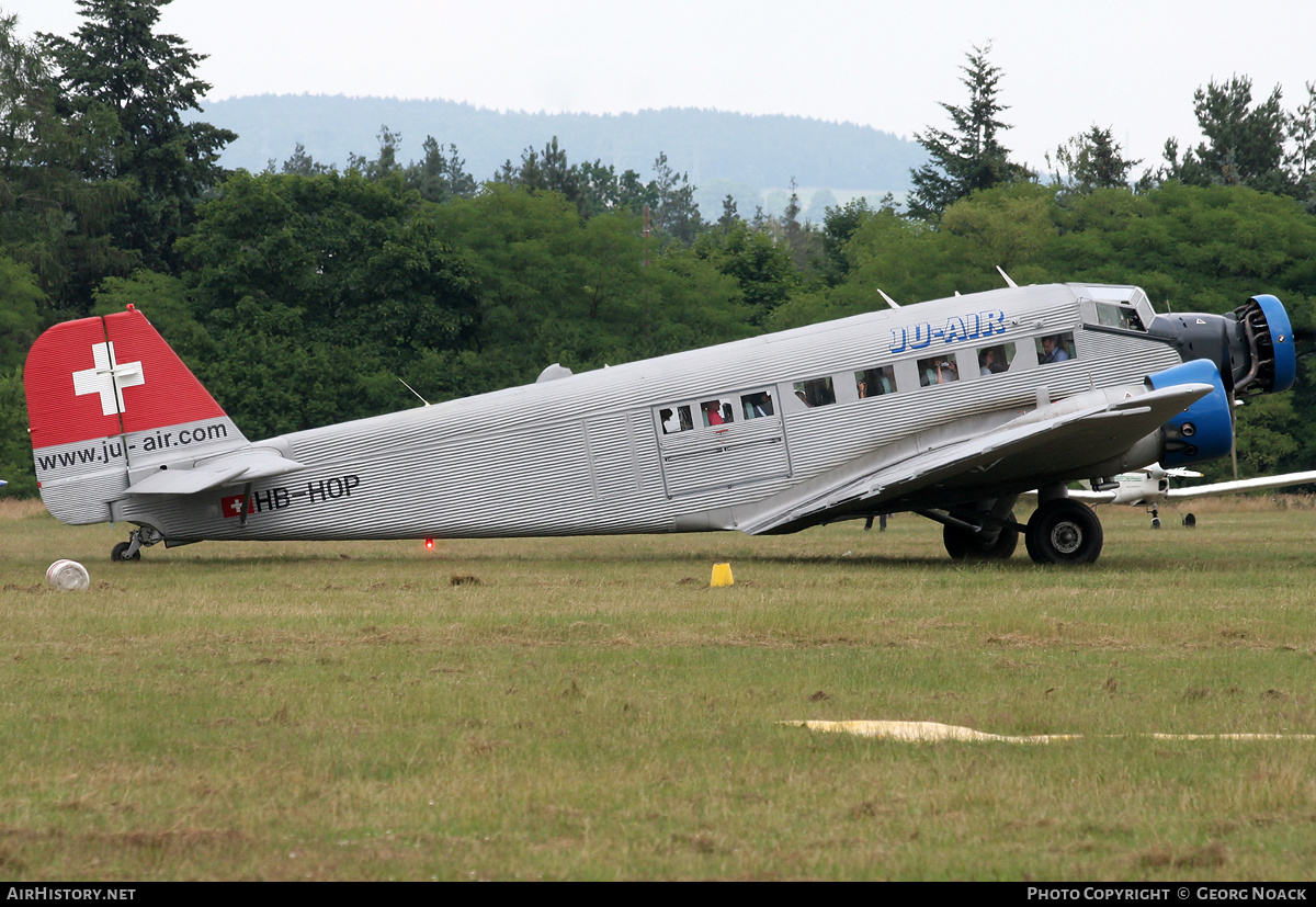 Aircraft Photo of HB-HOP | Junkers Ju 52/3m ge | Ju-Air | AirHistory.net #344951