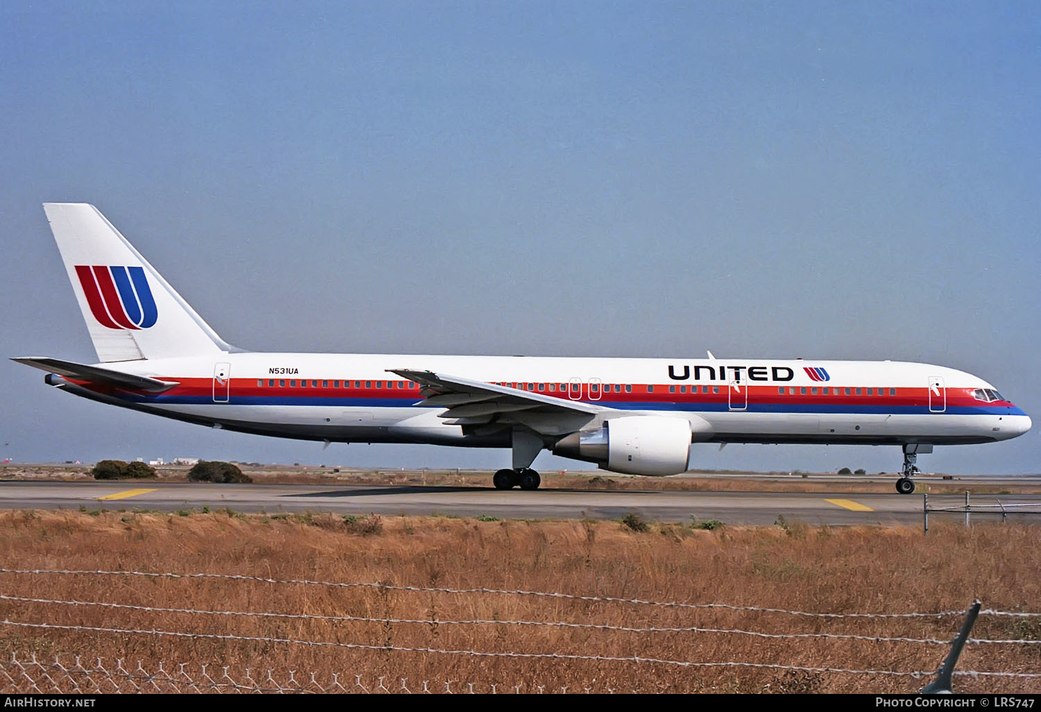 Aircraft Photo of N531UA | Boeing 757-222 | United Airlines | AirHistory.net #344952