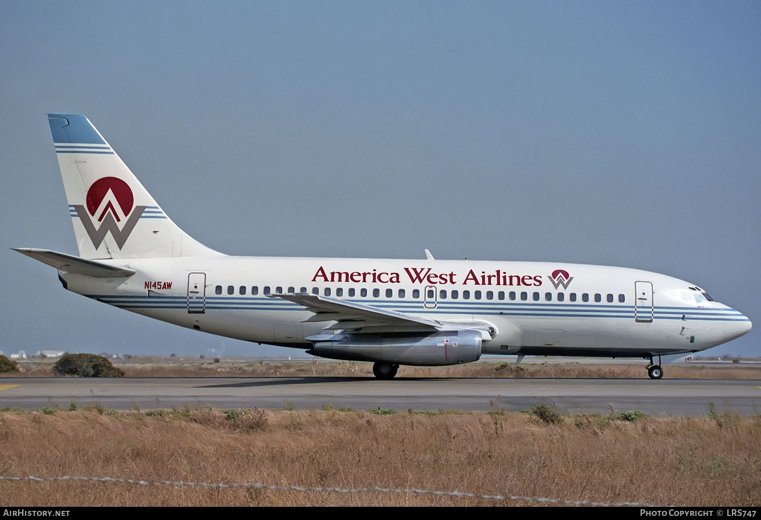 Aircraft Photo of N145AW | Boeing 737-2A6 | America West Airlines | AirHistory.net #344963