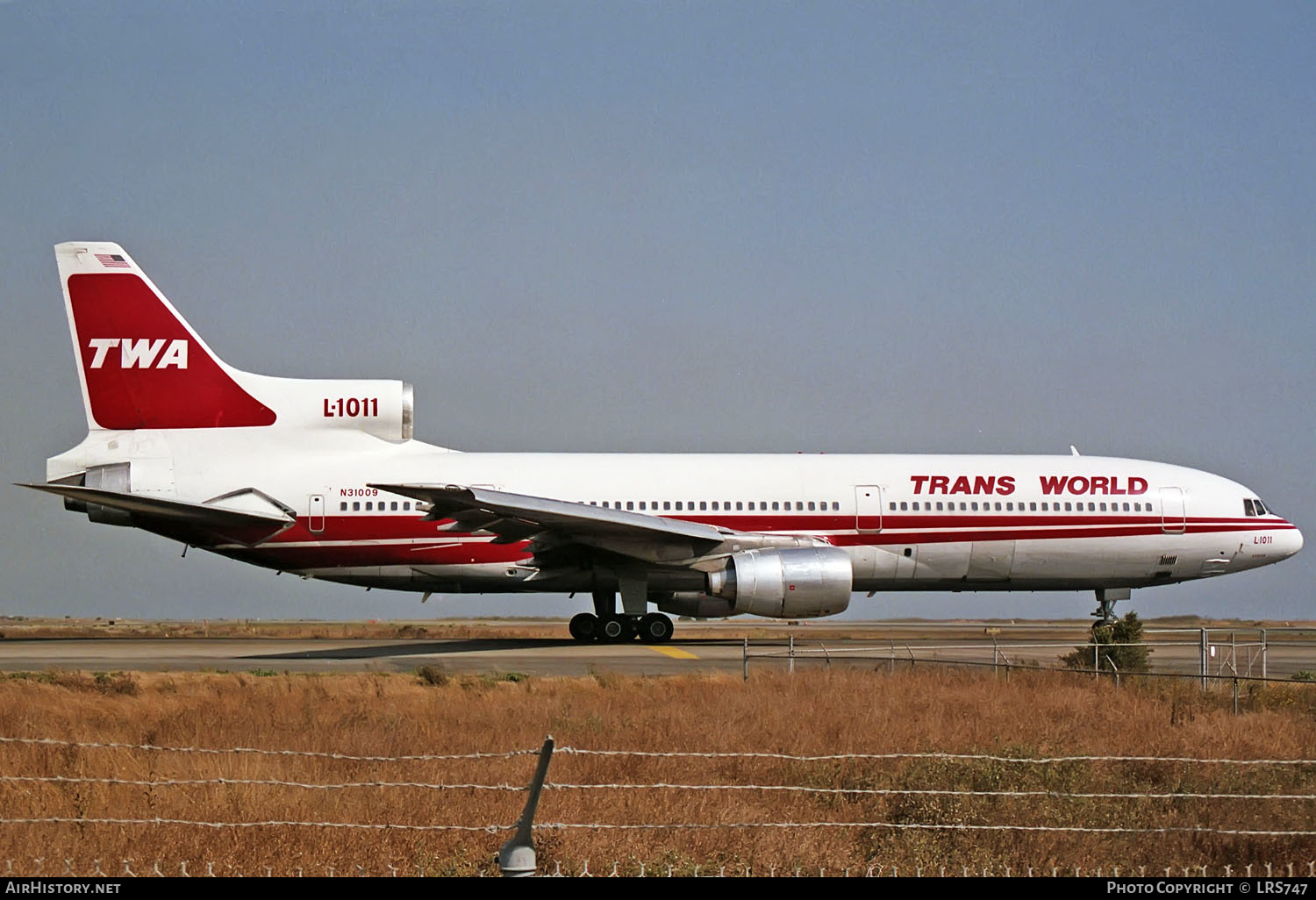 Aircraft Photo of N31009 | Lockheed L-1011-385-1 TriStar 1 | Trans World Airlines - TWA | AirHistory.net #344965