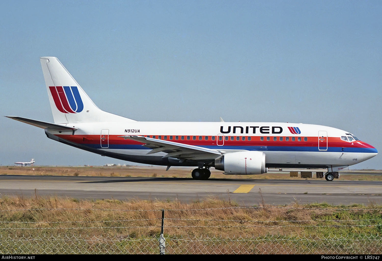 Aircraft Photo of N912UA | Boeing 737-522 | United Airlines | AirHistory.net #344971