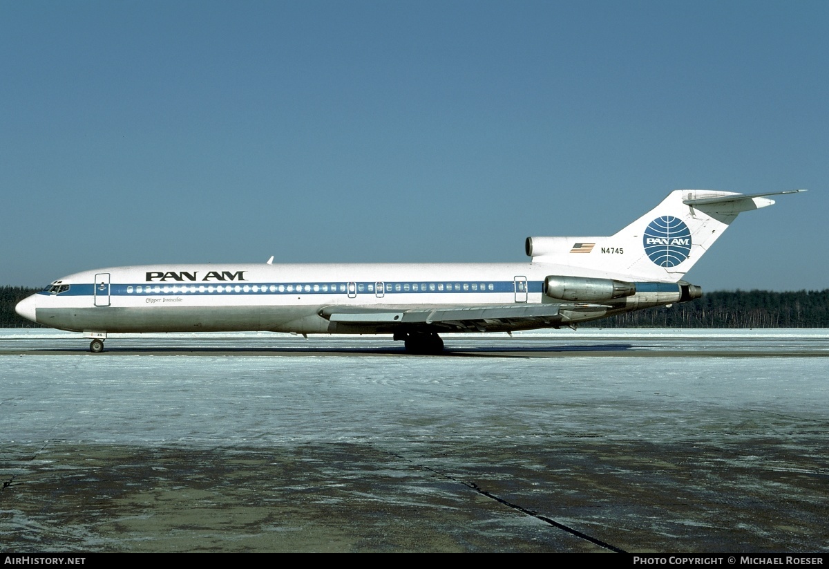 Aircraft Photo of N4745 | Boeing 727-235 | Pan American World Airways - Pan Am | AirHistory.net #344972