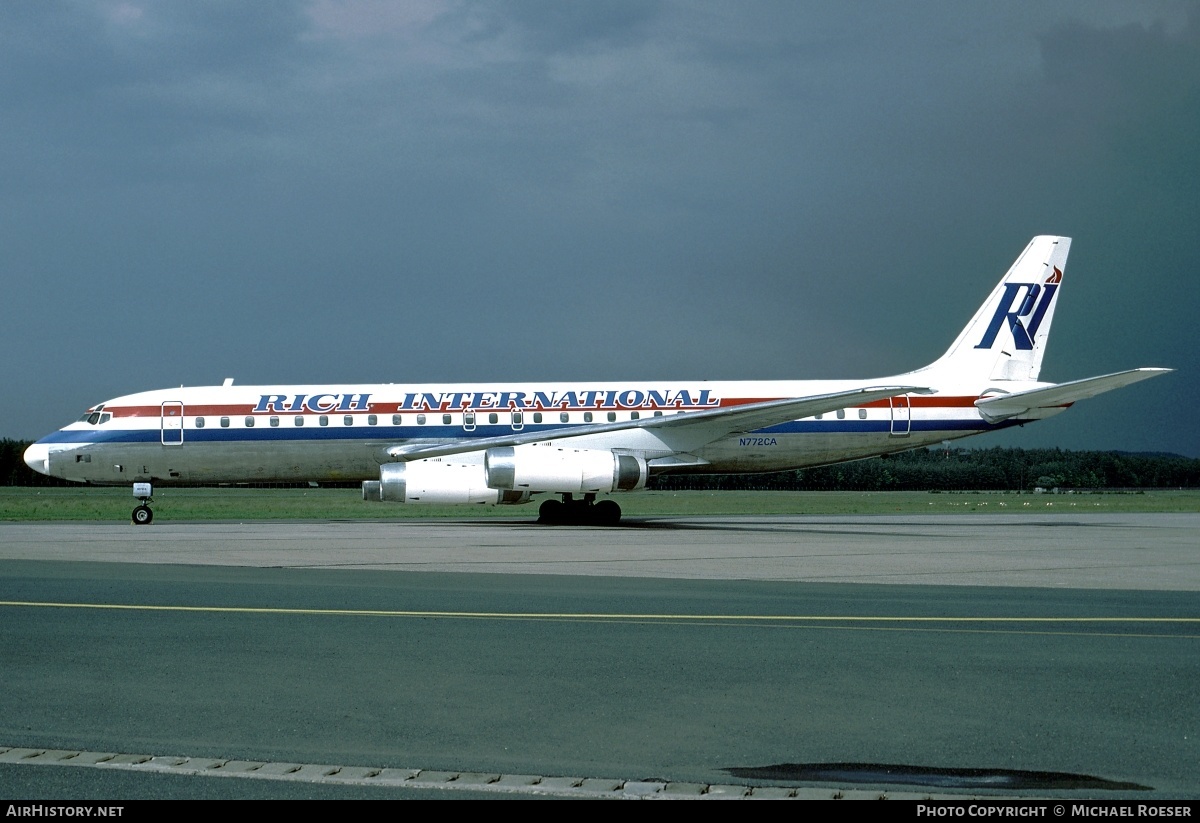 Aircraft Photo of N772CA | McDonnell Douglas DC-8-62 | Rich International Airways | AirHistory.net #344978