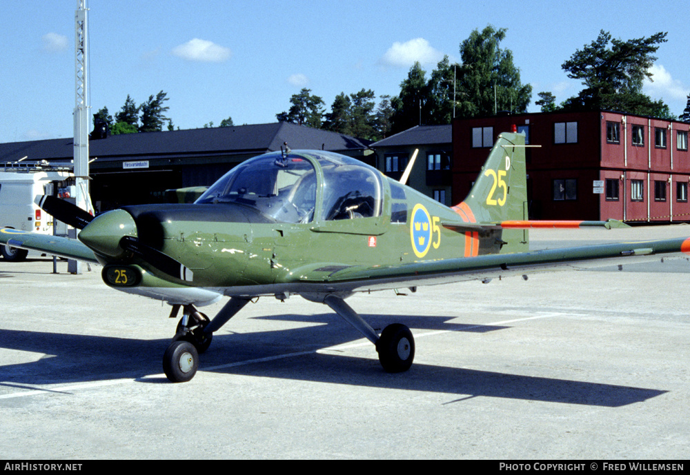 Aircraft Photo of 61025 | Scottish Aviation Sk61 Bulldog | Sweden - Air Force | AirHistory.net #344987