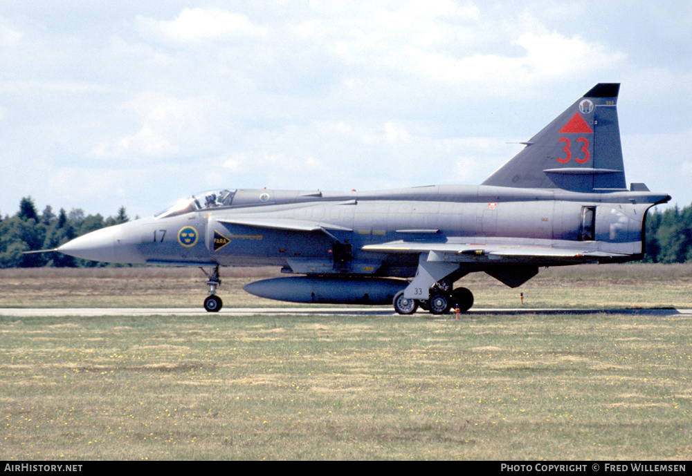 Aircraft Photo of 37353 | Saab JA37 Viggen | Sweden - Air Force | AirHistory.net #344989
