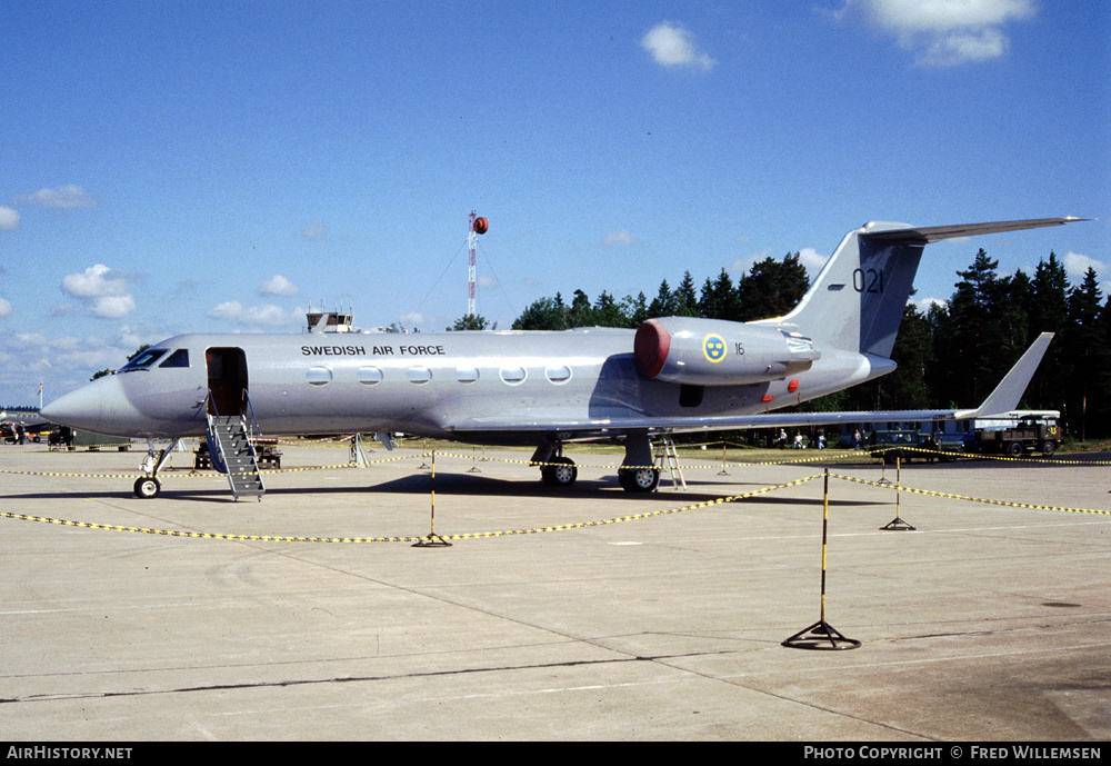 Aircraft Photo of 102001 | Gulfstream Aerospace Tp102A Gulfstream IV (G-IV) | Sweden - Air Force | AirHistory.net #344993