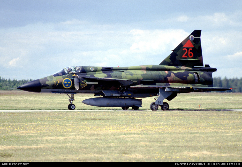 Aircraft Photo of 37326 | Saab JA37 Viggen | Sweden - Air Force | AirHistory.net #345000