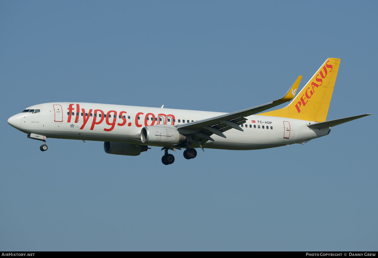 Aircraft Photo of TC-ADP | Boeing 737-82R | Pegasus Airlines | AirHistory.net #345002