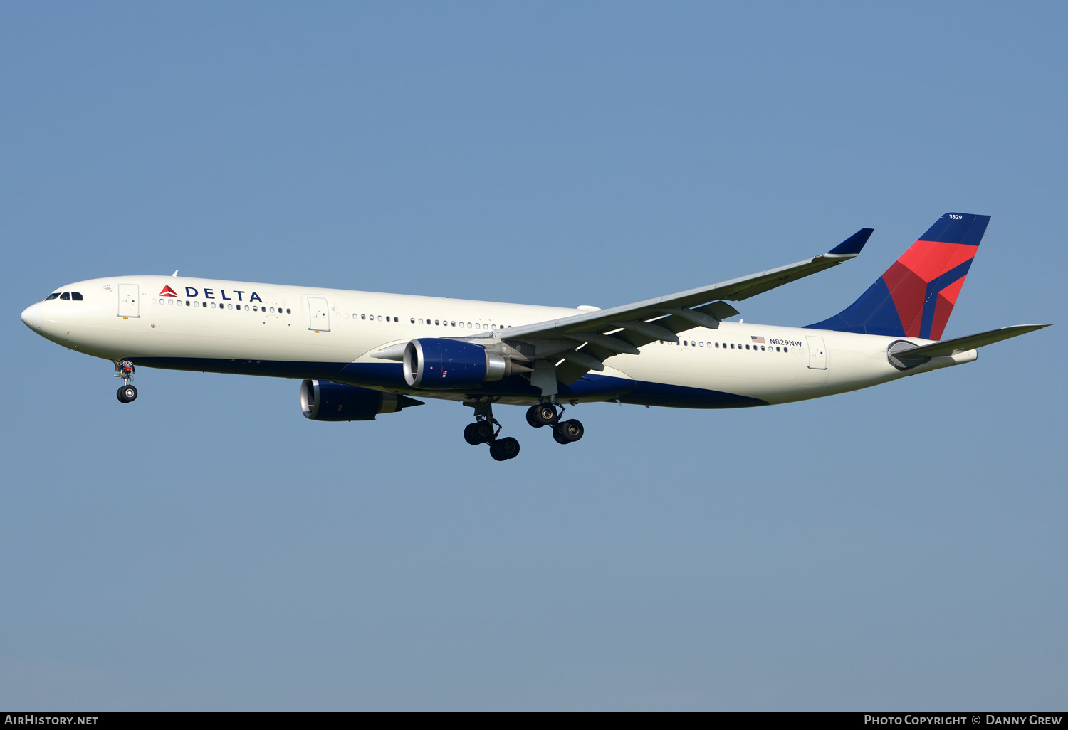 Aircraft Photo of N829NW | Airbus A330-302 | Delta Air Lines | AirHistory.net #345007