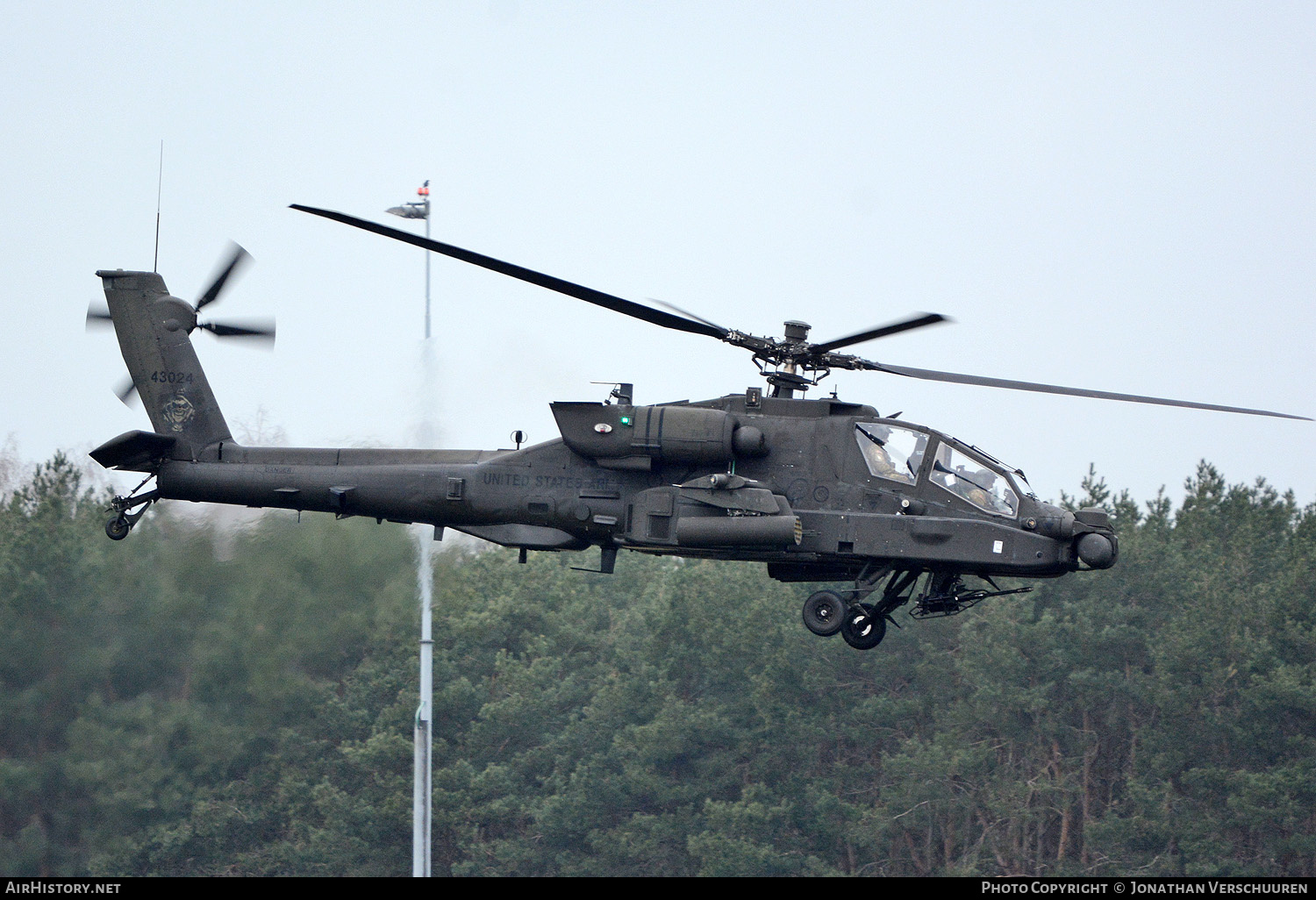 Aircraft Photo of 14-3024 / 43024 | Boeing AH-64E Apache Guardian | USA - Army | AirHistory.net #345026