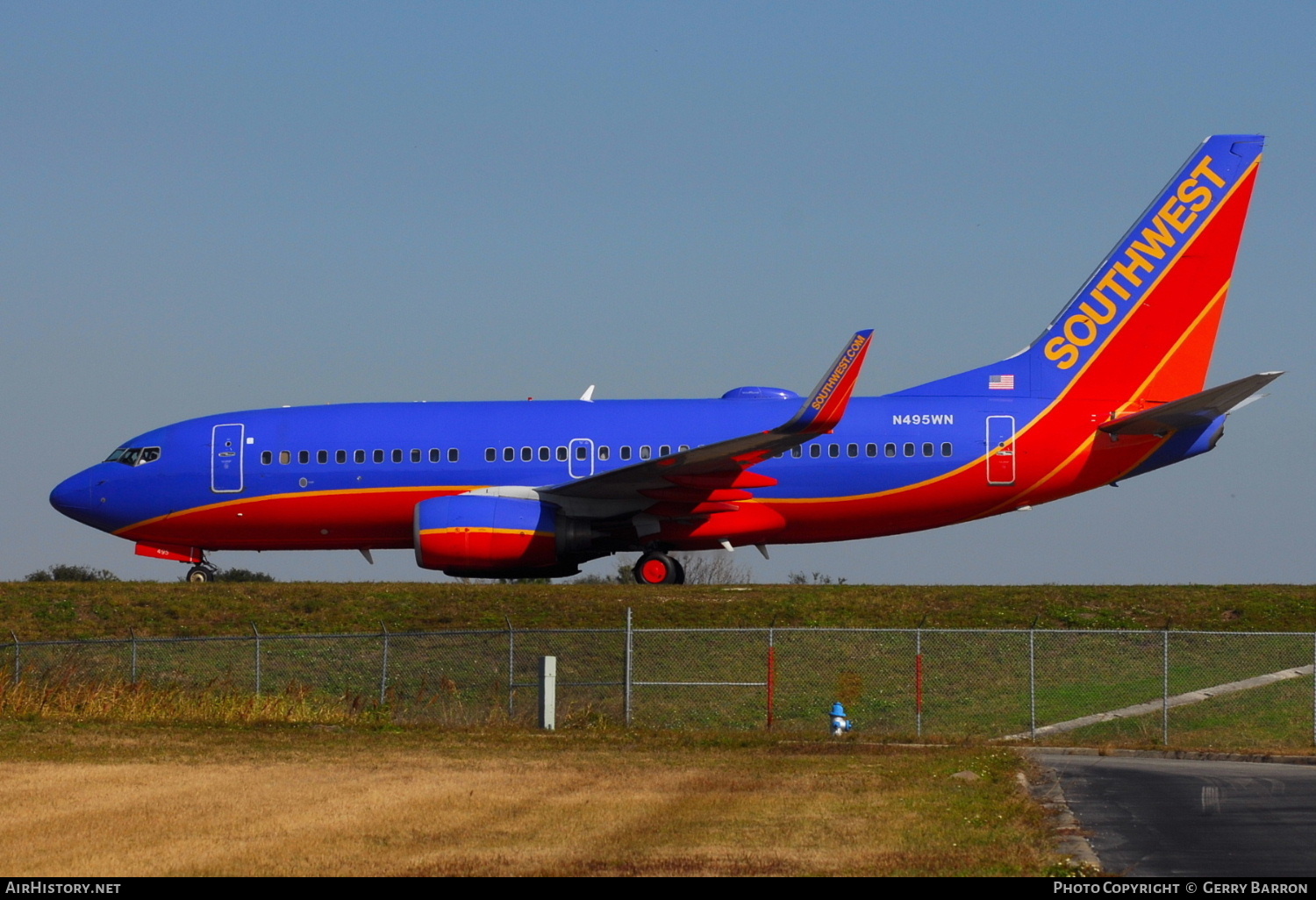 Aircraft Photo of N495WN | Boeing 737-7H4 | AirHistory.net #345034