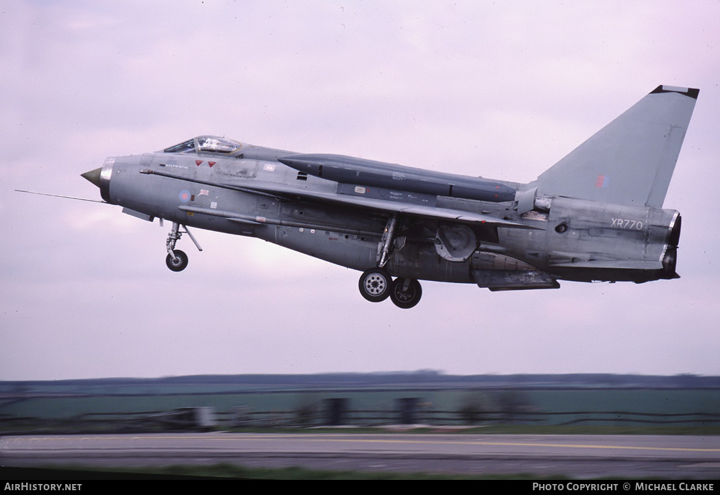 Aircraft Photo of XR770 | English Electric Lightning F6 | UK - Air Force | AirHistory.net #345038