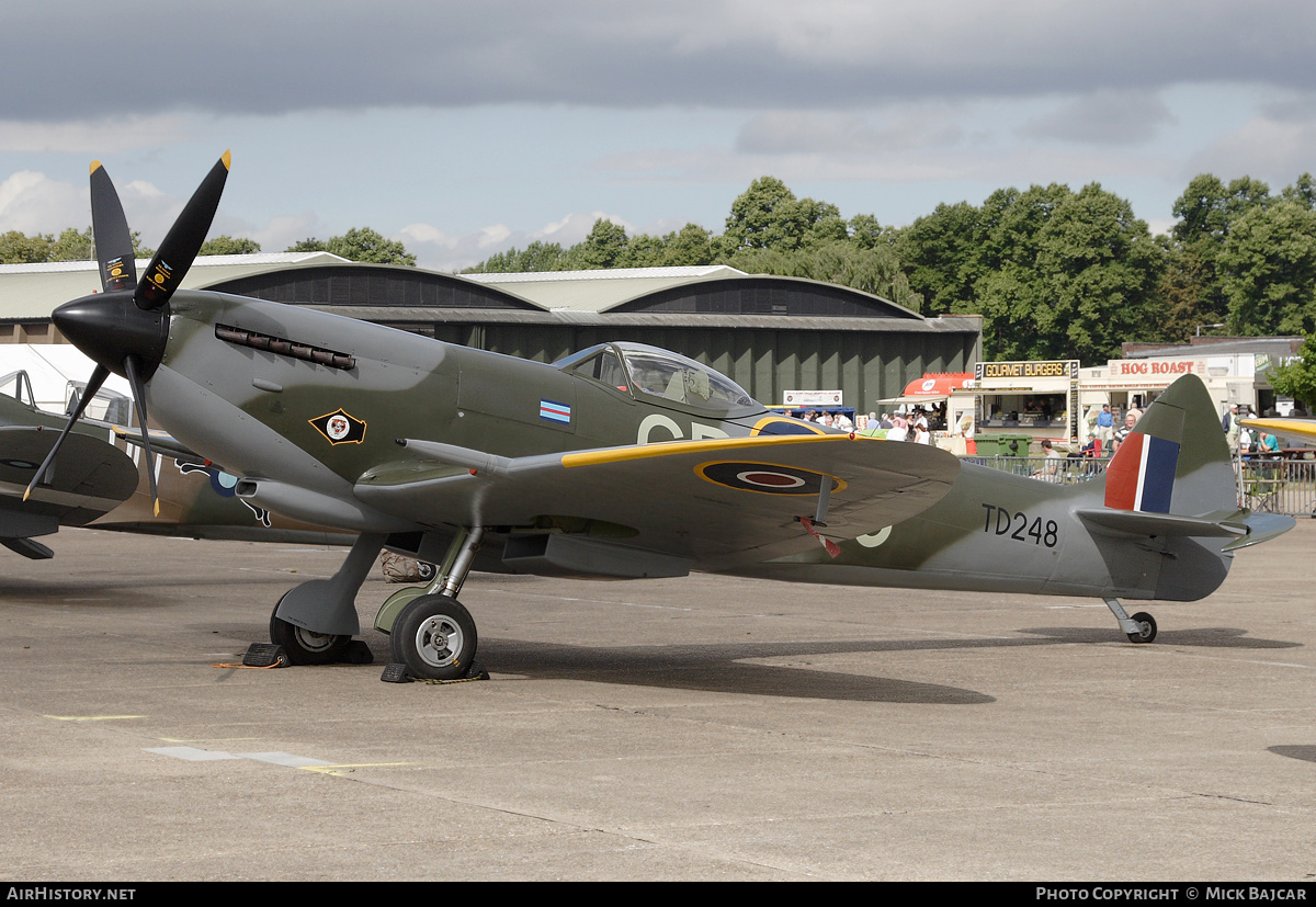 Aircraft Photo of G-OXVI / TD248 | Supermarine 361 Spitfire LF16E | UK - Air Force | AirHistory.net #345049