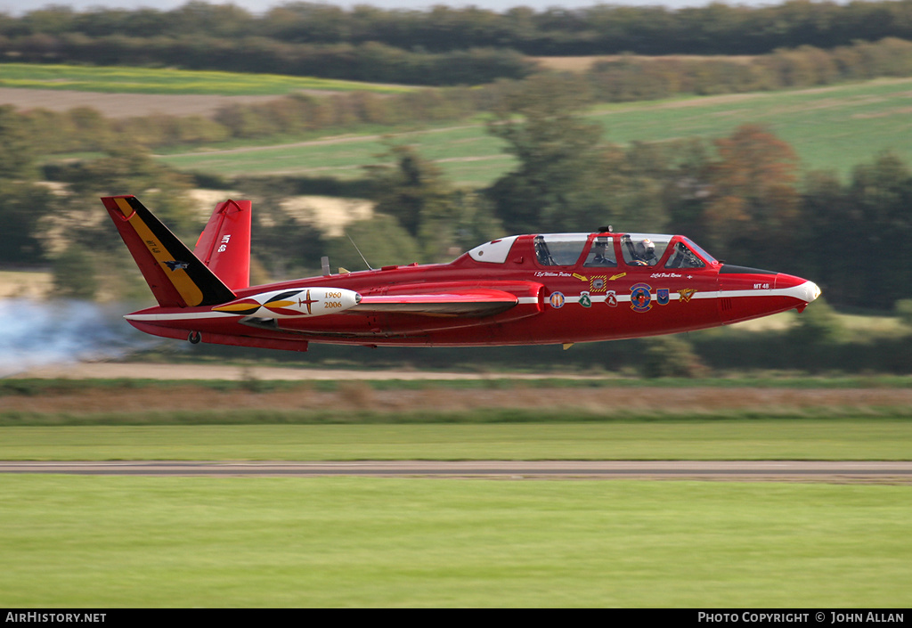 Aircraft Photo of MT48 | Fouga CM-170R Magister | Belgium - Air Force | AirHistory.net #345064