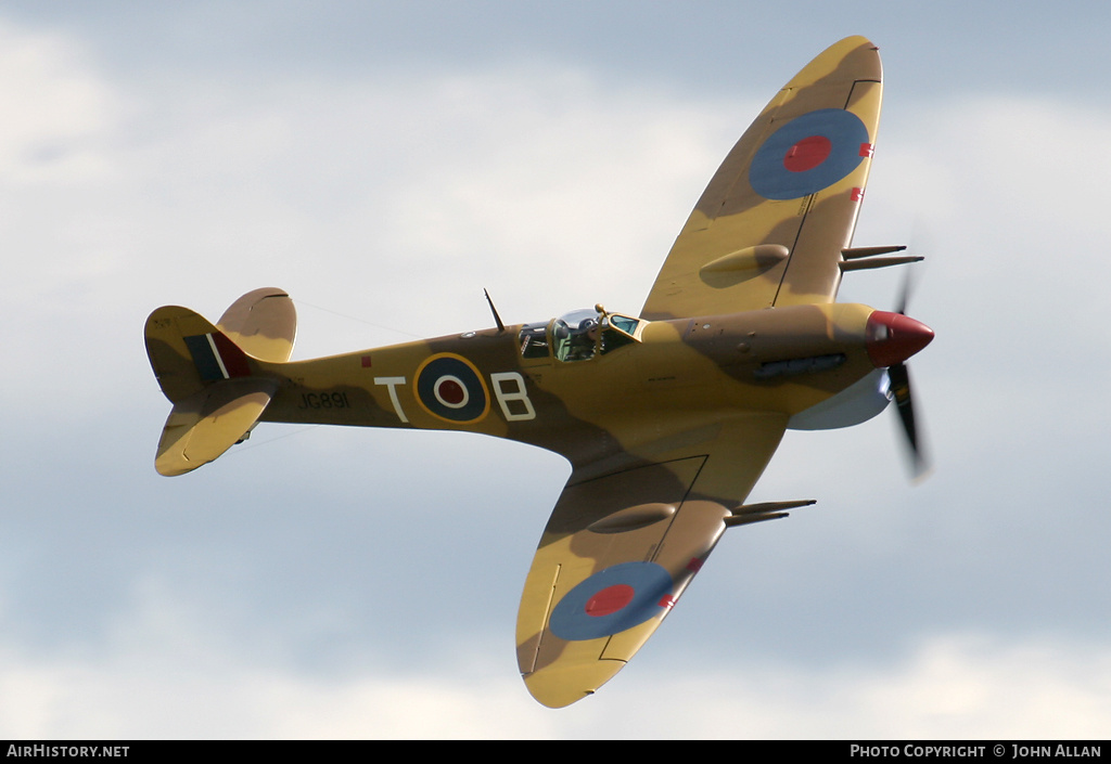 Aircraft Photo of G-LFVC / JG891 | Supermarine 349 Spitfire LF5C | UK - Air Force | AirHistory.net #345087