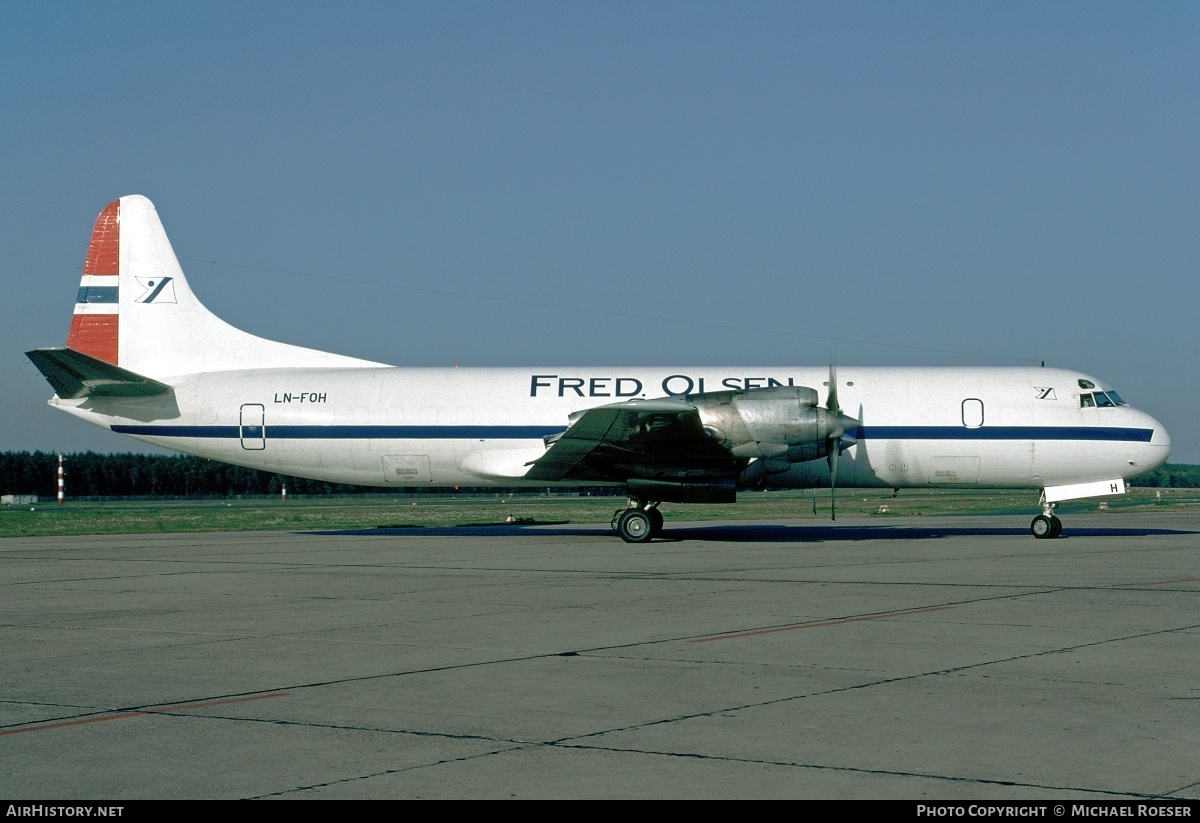 Aircraft Photo of LN-FOH | Lockheed L-188A(F) Electra | Fred. Olsen | AirHistory.net #345123