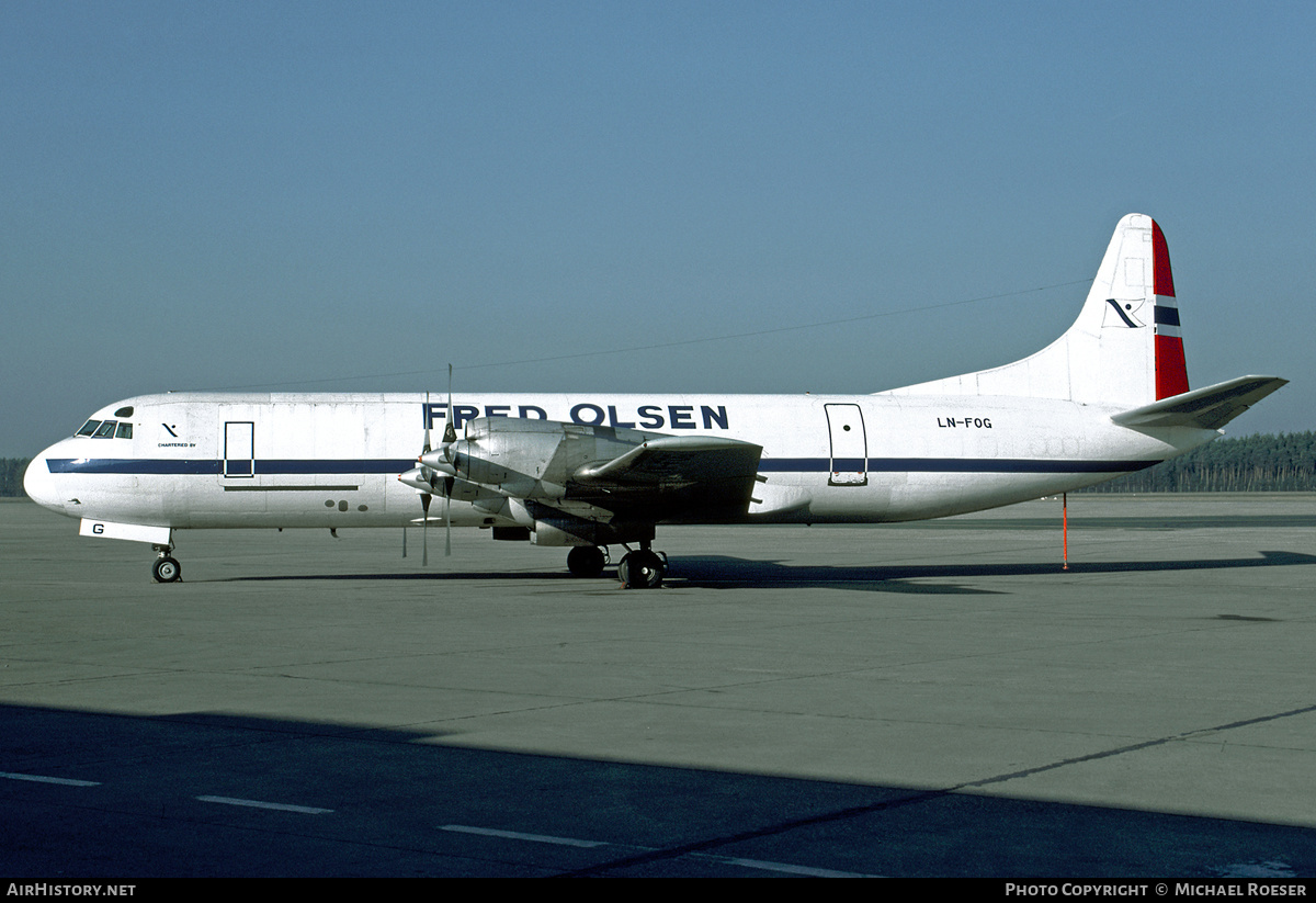 Aircraft Photo of LN-FOG | Lockheed L-188A(F) Electra | Fred. Olsen | AirHistory.net #345145