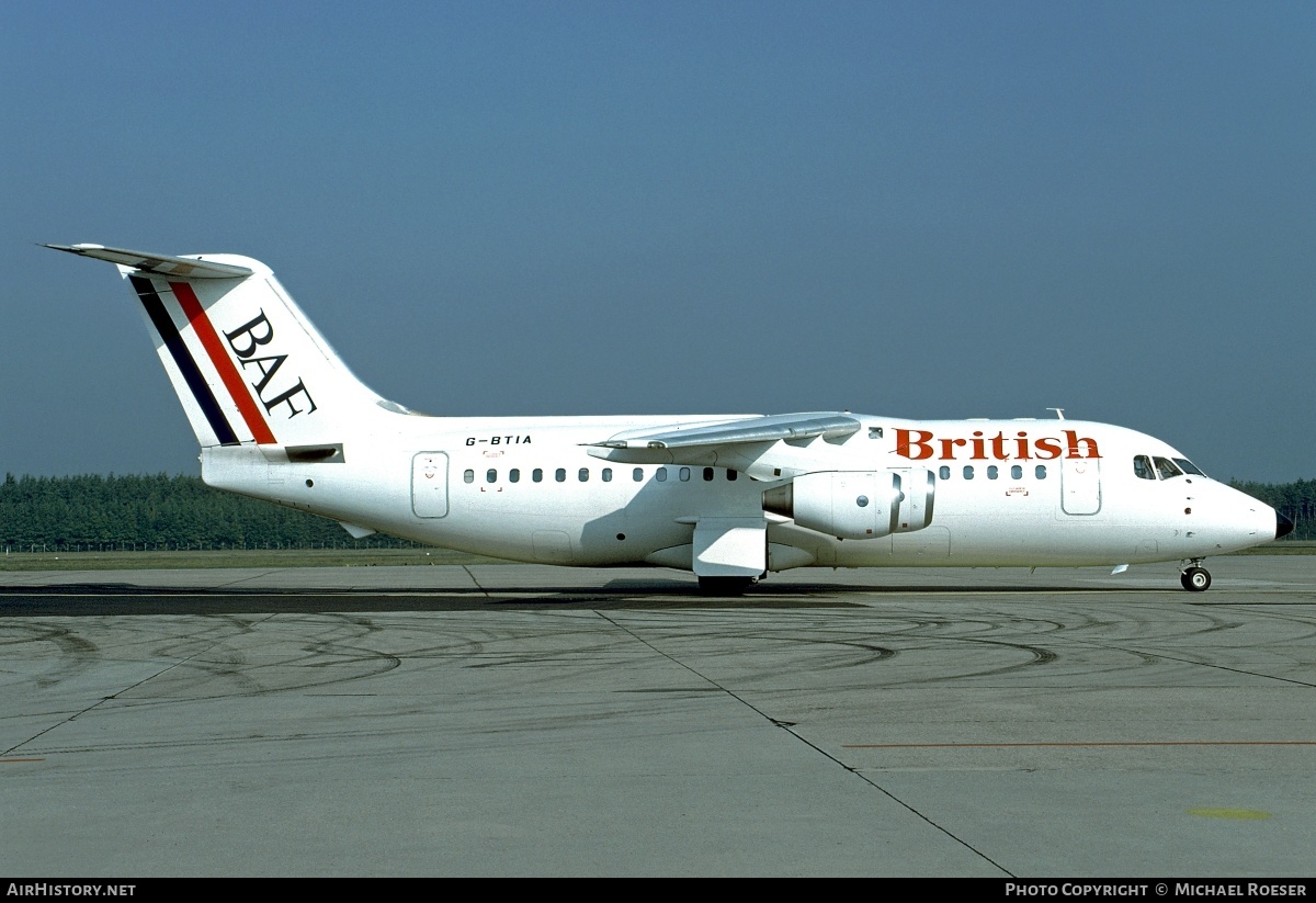 Aircraft Photo of G-BTIA | British Aerospace BAe-146-200QC | British Air Ferries - BAF | AirHistory.net #345155
