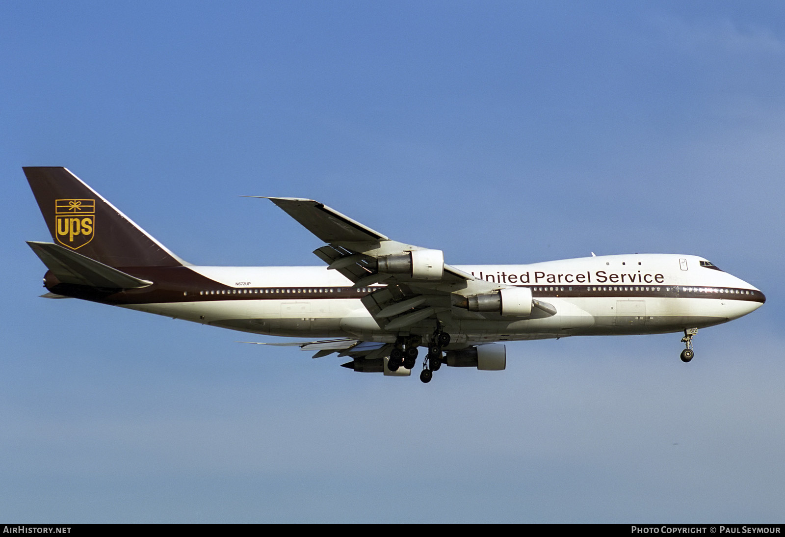 Aircraft Photo of N672UP | Boeing 747-123(F) | United Parcel Service - UPS | AirHistory.net #345159