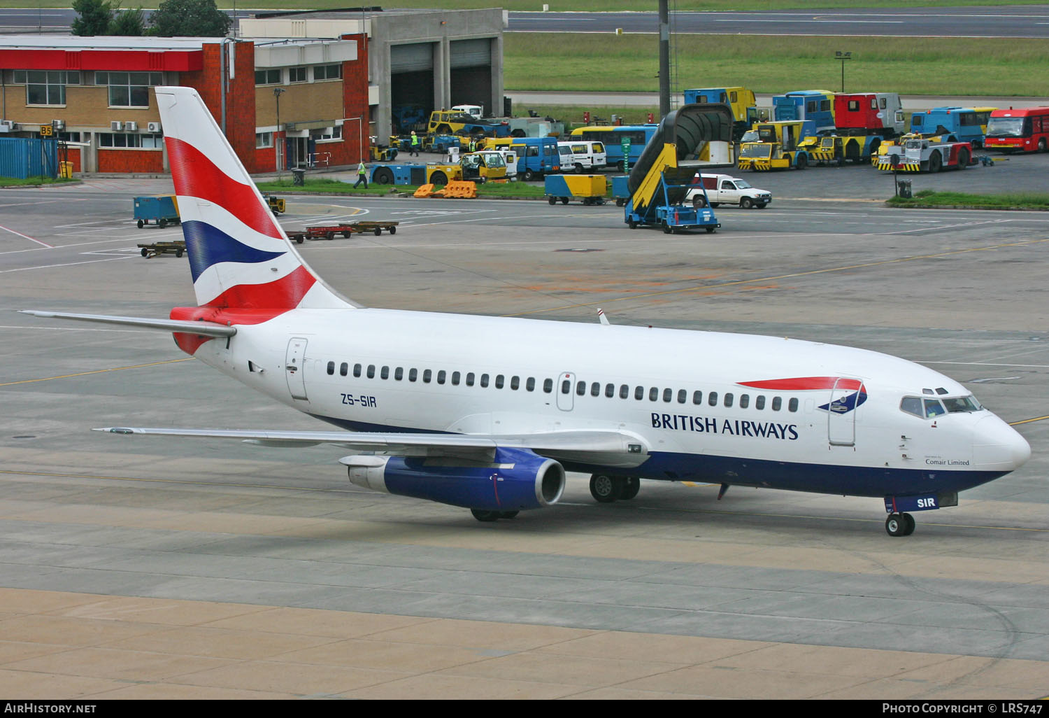 Aircraft Photo of ZS-SIR | Boeing 737-236/Adv | British Airways | AirHistory.net #345161