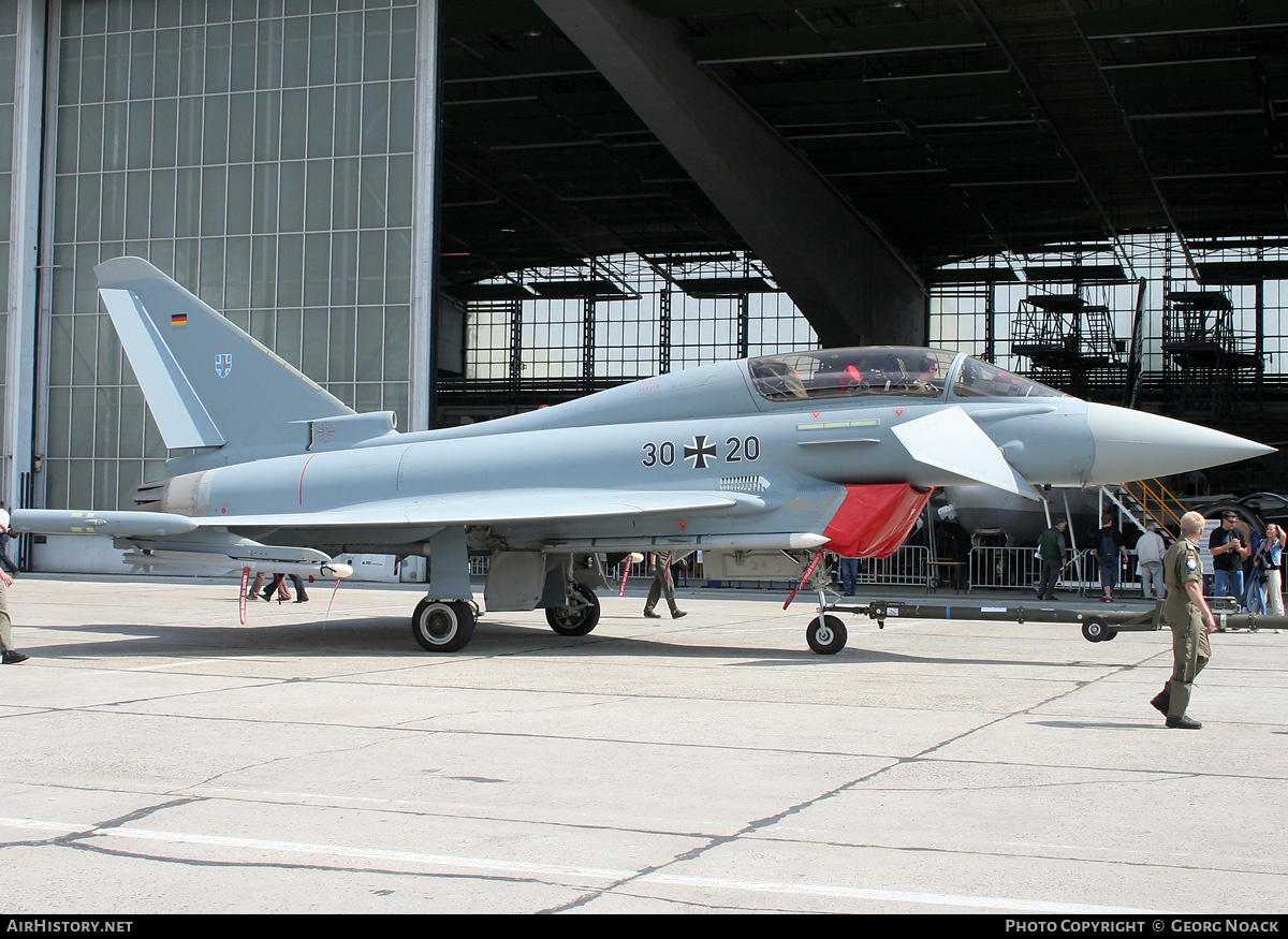Aircraft Photo of 3020 | Eurofighter EF-2000 Typhoon T | Germany - Air Force | AirHistory.net #345190