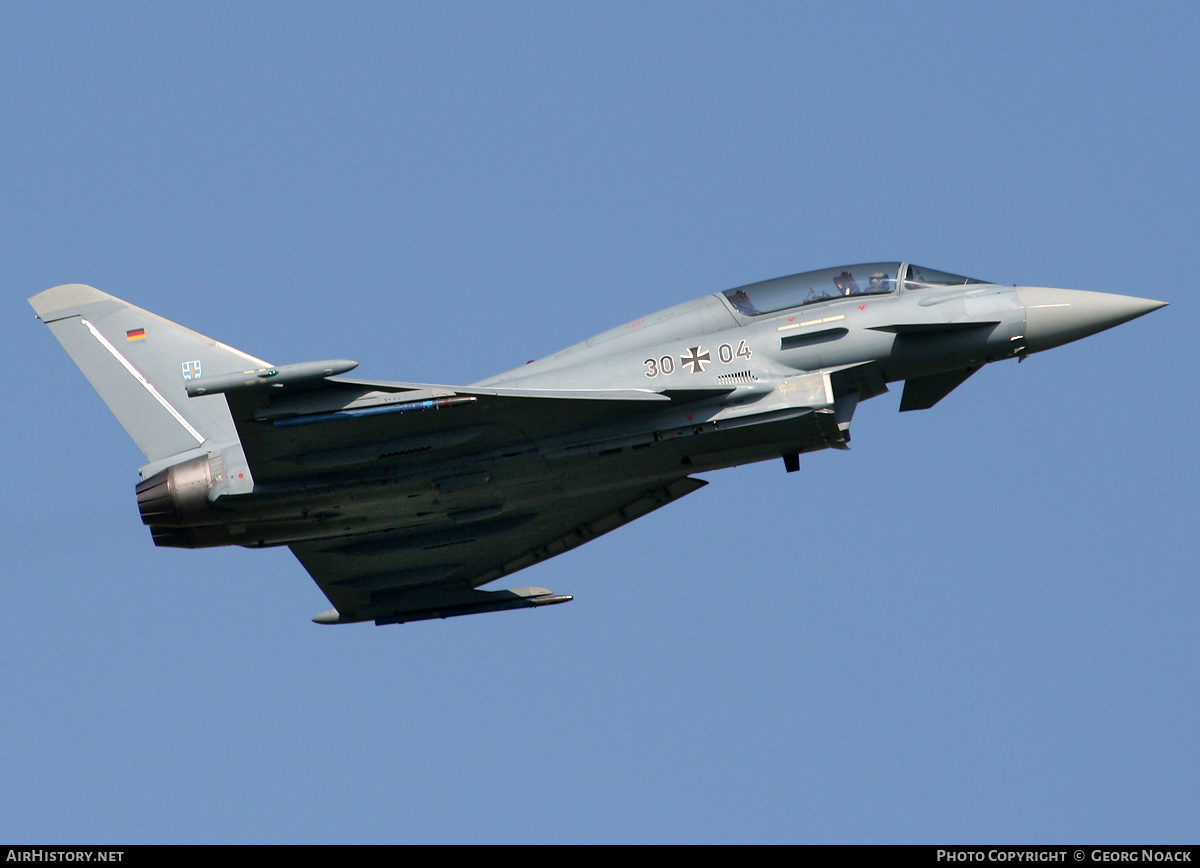 Aircraft Photo of 3004 | Eurofighter EF-2000 Typhoon T | Germany - Air Force | AirHistory.net #345193