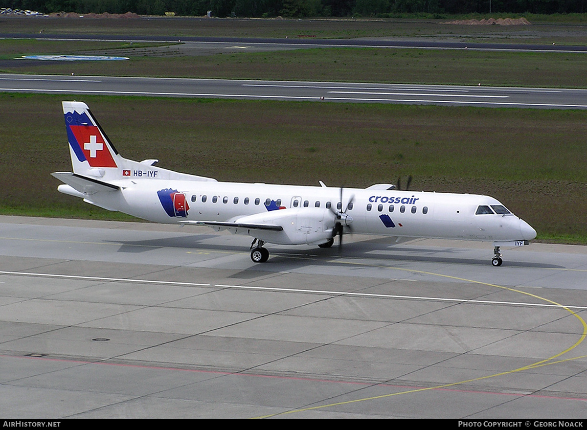 Aircraft Photo of HB-IYF | Saab 2000 | Crossair | AirHistory.net #345194