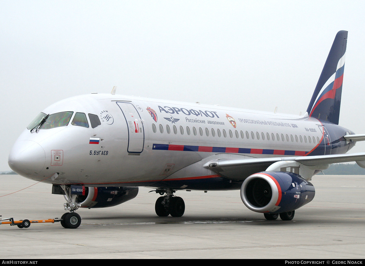 Aircraft Photo of RA-89010 | Sukhoi SSJ-100-95B Superjet 100 (RRJ-95B) | Aeroflot - Russian Airlines | AirHistory.net #345203