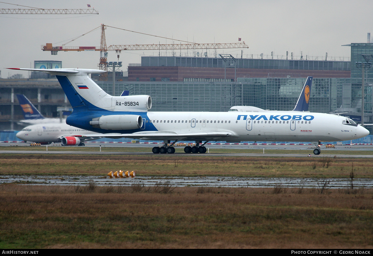 Aircraft Photo of RA-85834 | Tupolev Tu-154M | Pulkovo Airlines | AirHistory.net #345212