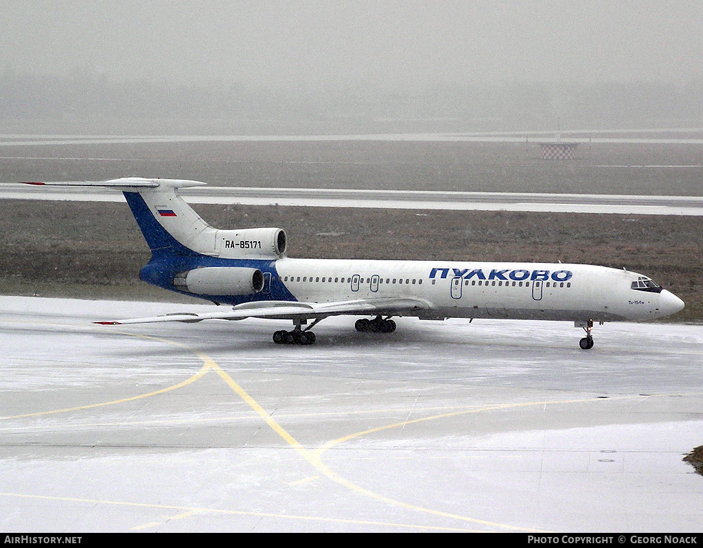 Aircraft Photo of RA-85171 | Tupolev Tu-154M | Pulkovo Airlines | AirHistory.net #345214