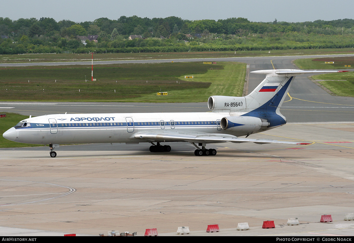 Aircraft Photo of RA-85647 | Tupolev Tu-154M | Aeroflot | AirHistory.net #345216