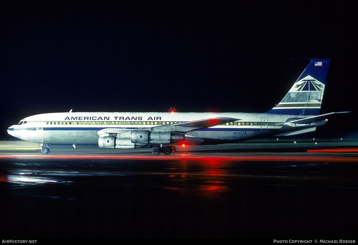 Aircraft Photo of N7573A | Boeing 707-123B | American Trans Air - ATA | AirHistory.net #345229