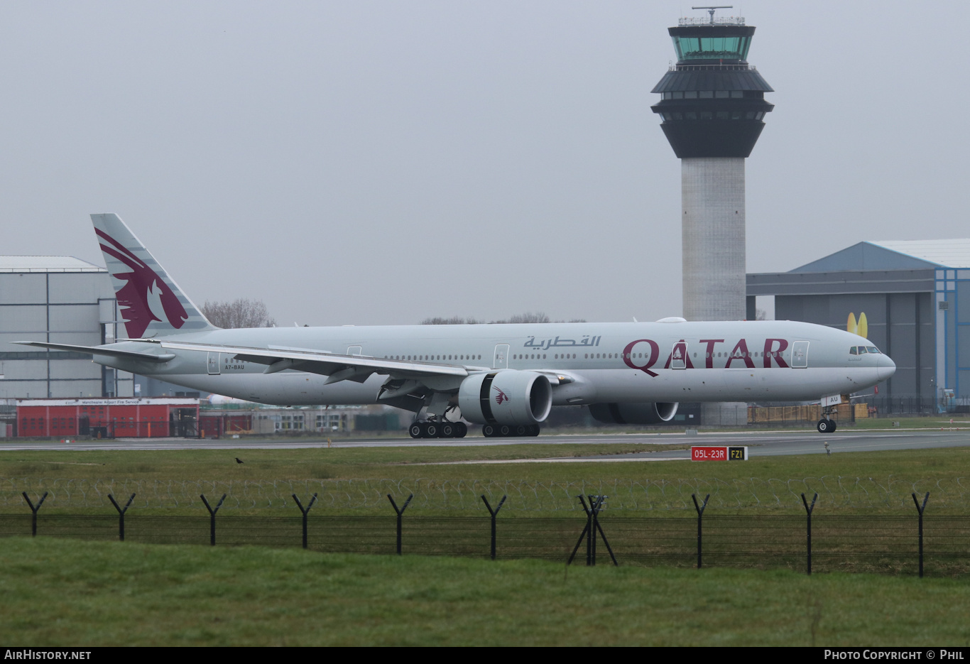 Aircraft Photo of A7-BAU | Boeing 777-3DZ/ER | Qatar Airways | AirHistory.net #345234