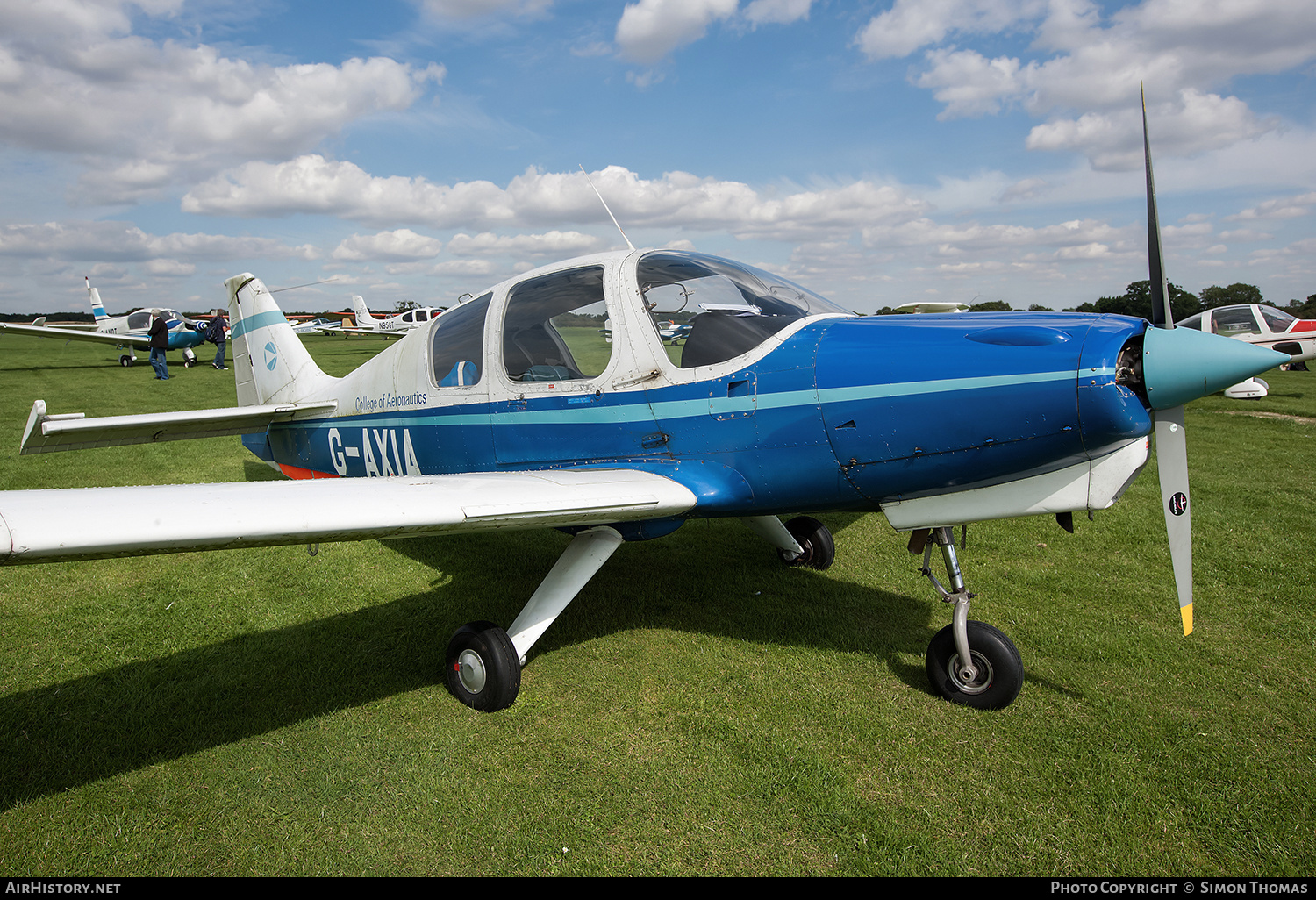 Aircraft Photo of G-AXIA | Beagle B.121 Srs.1 Pup-100 | College of Aeronautics | AirHistory.net #345252