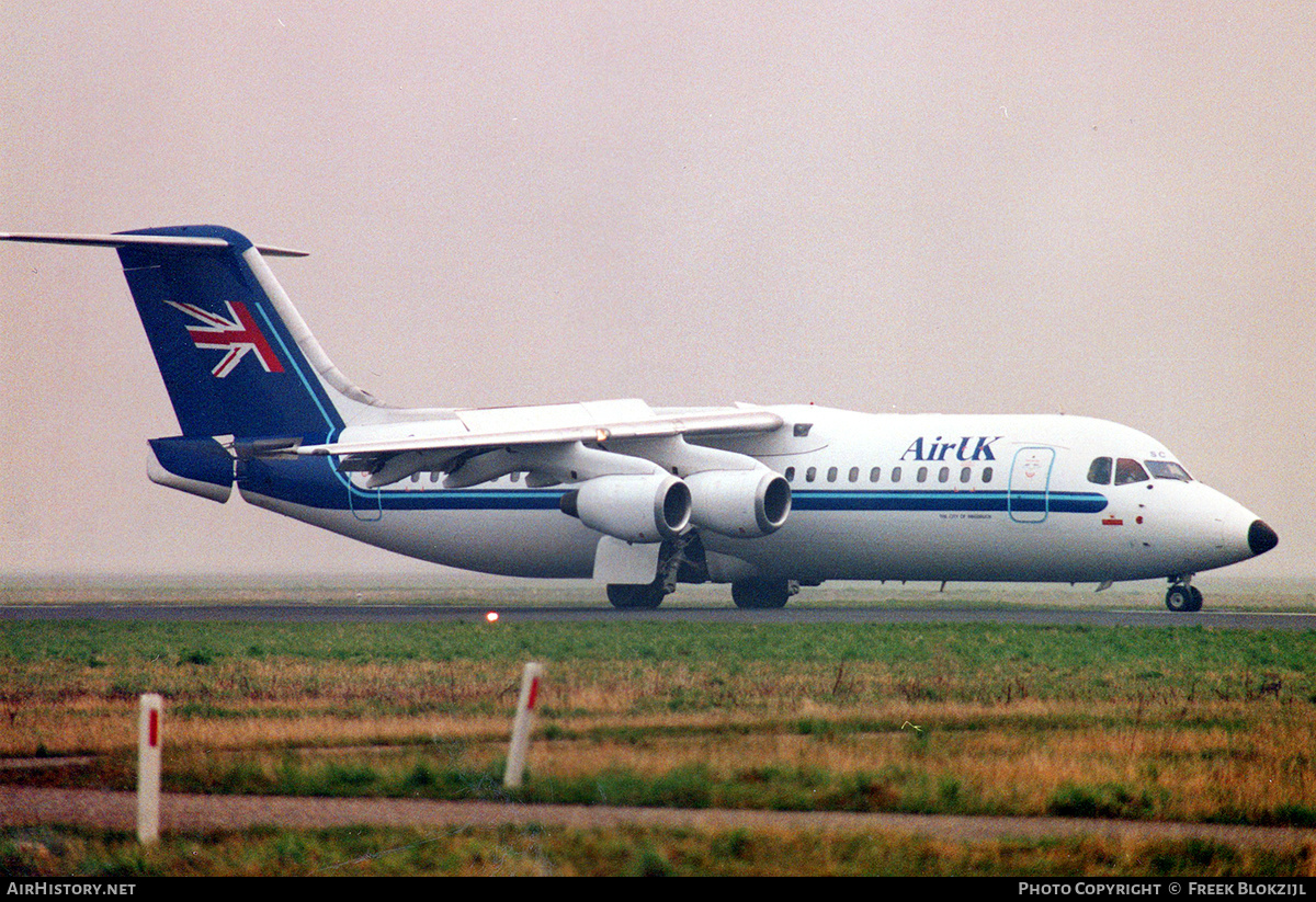 Aircraft Photo of G-UKSC | British Aerospace BAe-146-300 | Air UK | AirHistory.net #345262