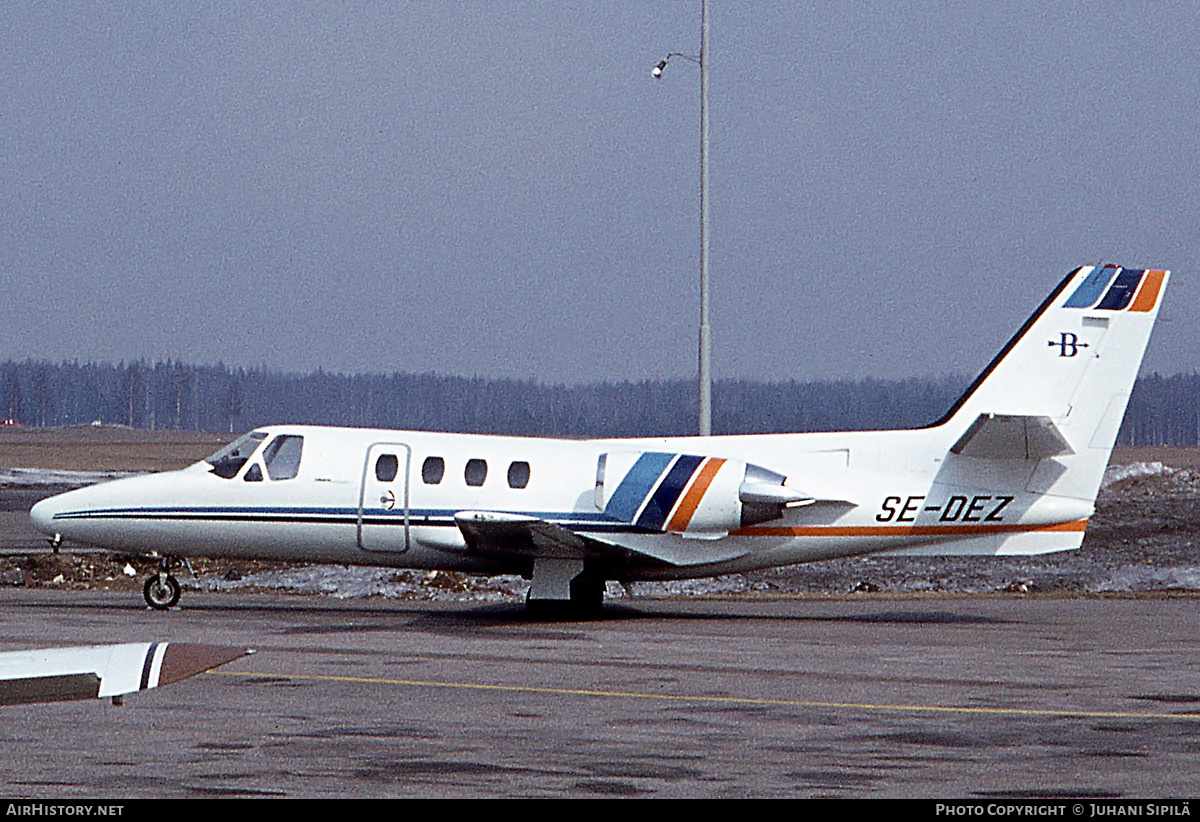 Aircraft Photo of SE-DEZ | Cessna 500 Citation I | Bofors | AirHistory.net #345298