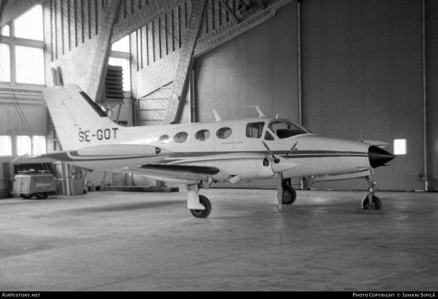 Aircraft Photo of SE-GOT | Cessna 414 | AirHistory.net #345300