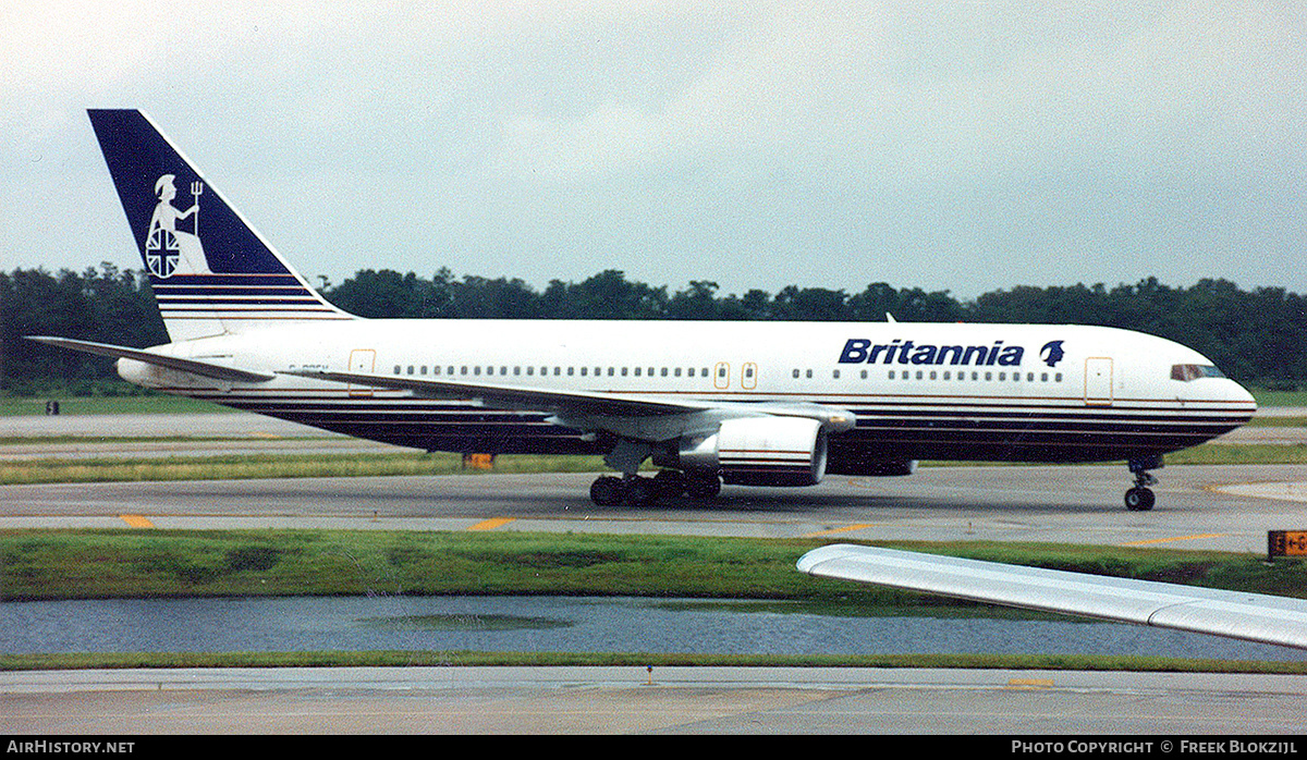 Aircraft Photo of G-BPFV | Boeing 767-204/ER | Britannia Airways | AirHistory.net #345303