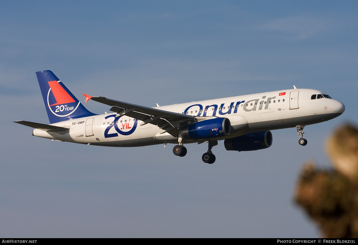 Aircraft Photo of TC-OBP | Airbus A320-232 | Onur Air | AirHistory.net #345339
