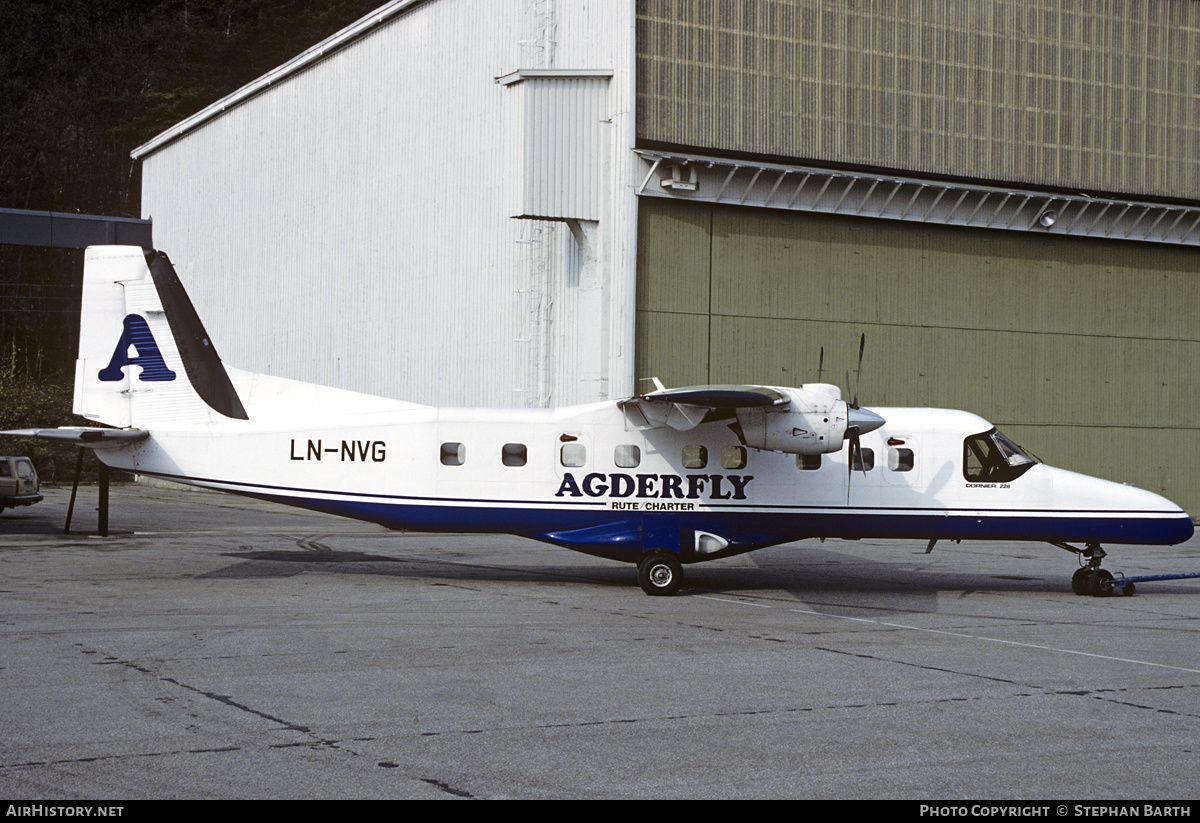 Aircraft Photo of LN-NVG | Dornier 228-201 | Agderfly | AirHistory.net #345350