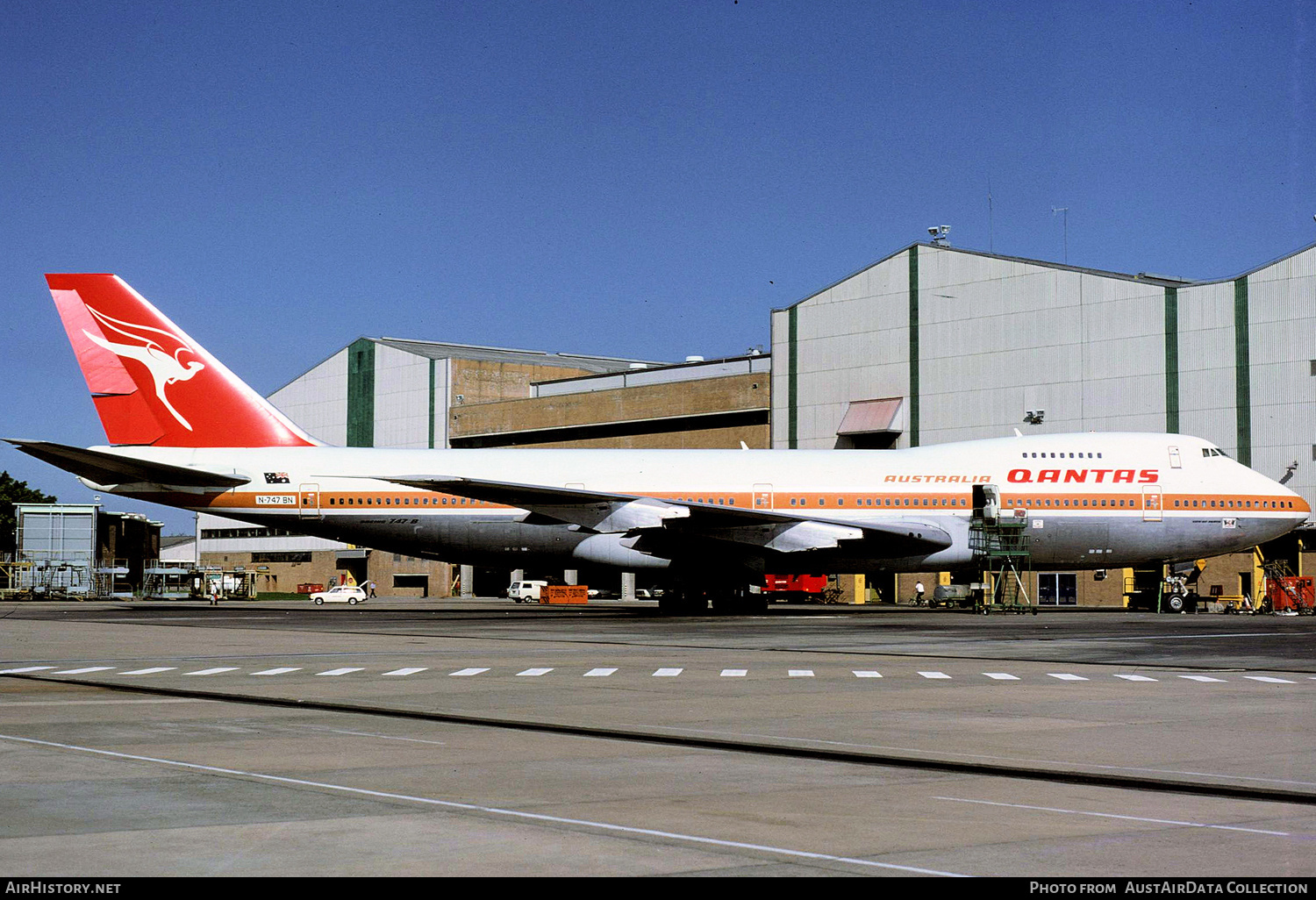 Aircraft Photo of N747BN | Boeing 747-238B | Qantas | AirHistory.net #345359