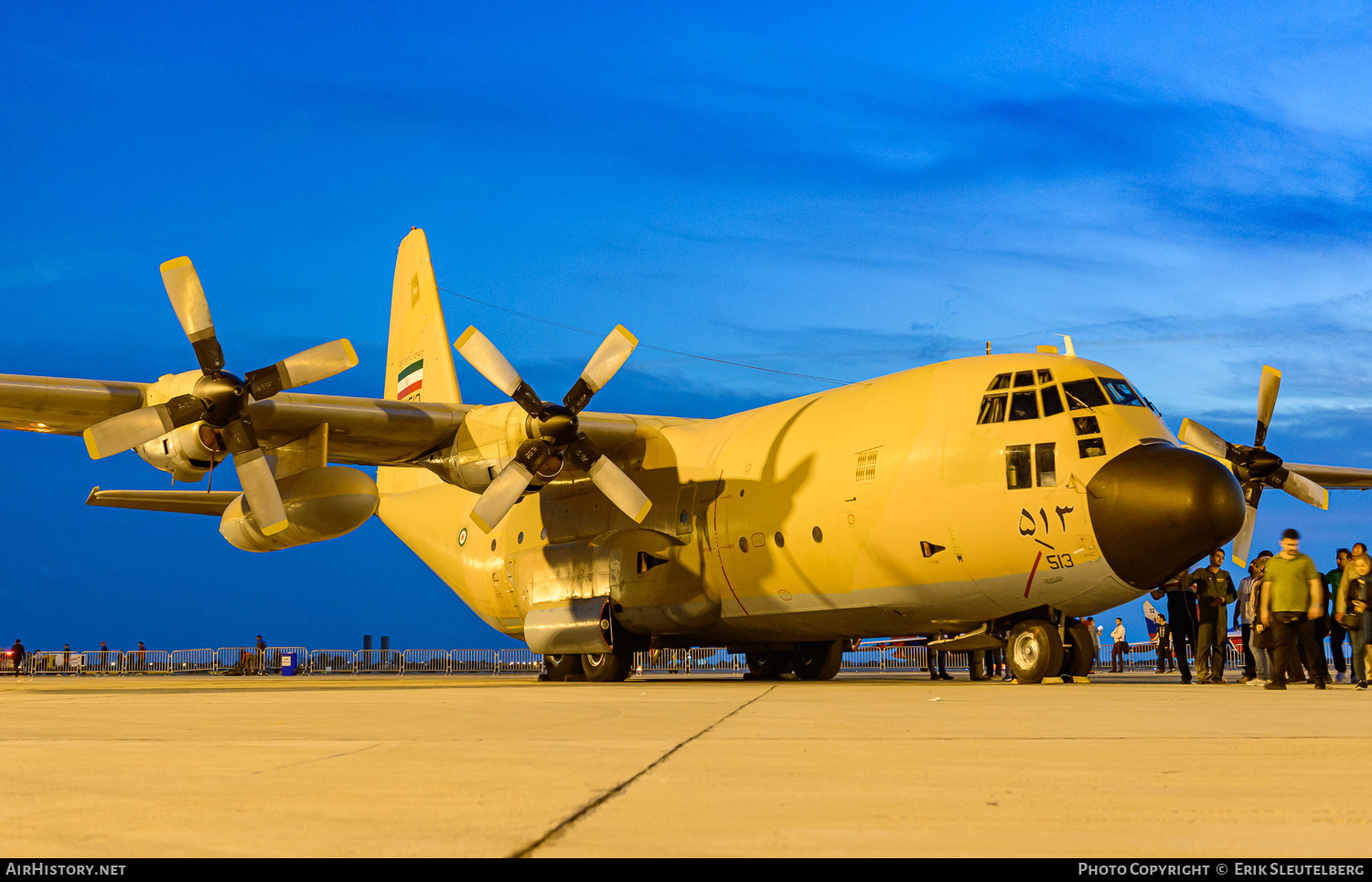 Aircraft Photo of 5-8513 / ۵١۳ | Lockheed C-130E Hercules (L-382) | Iran - Air Force | AirHistory.net #345378