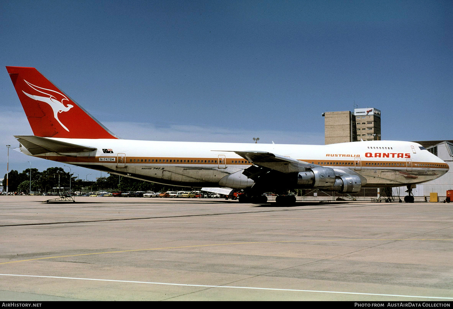 Aircraft Photo of N747BM | Boeing 747-238B | Qantas | AirHistory.net #345381