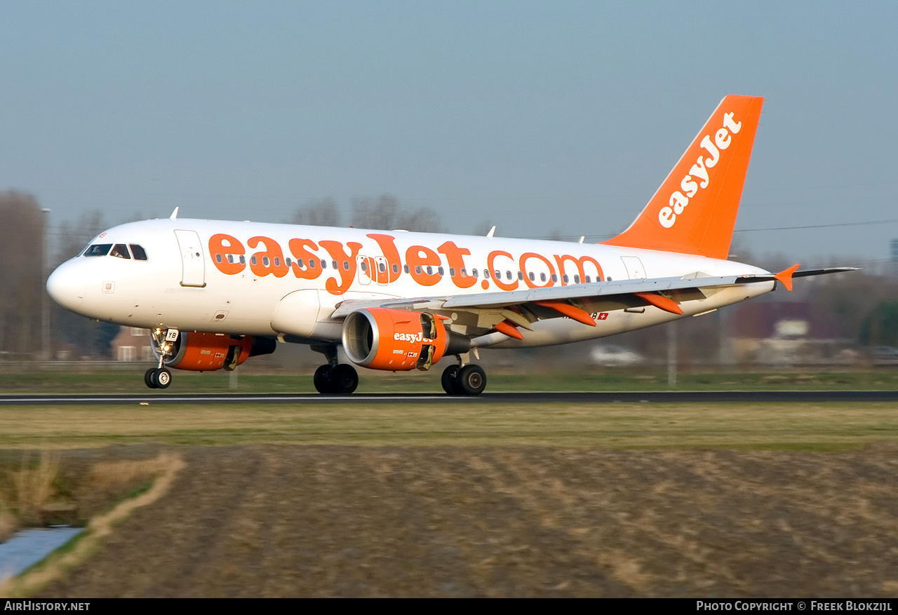 Aircraft Photo of HB-JYB | Airbus A319-111 | EasyJet | AirHistory.net #345423